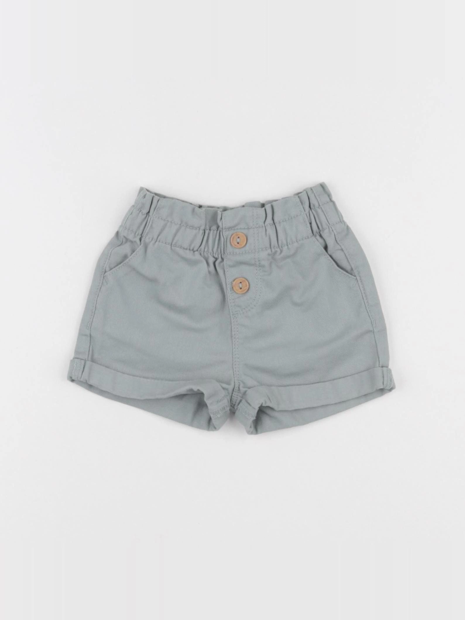 Vertbaudet - short vert - 9 mois