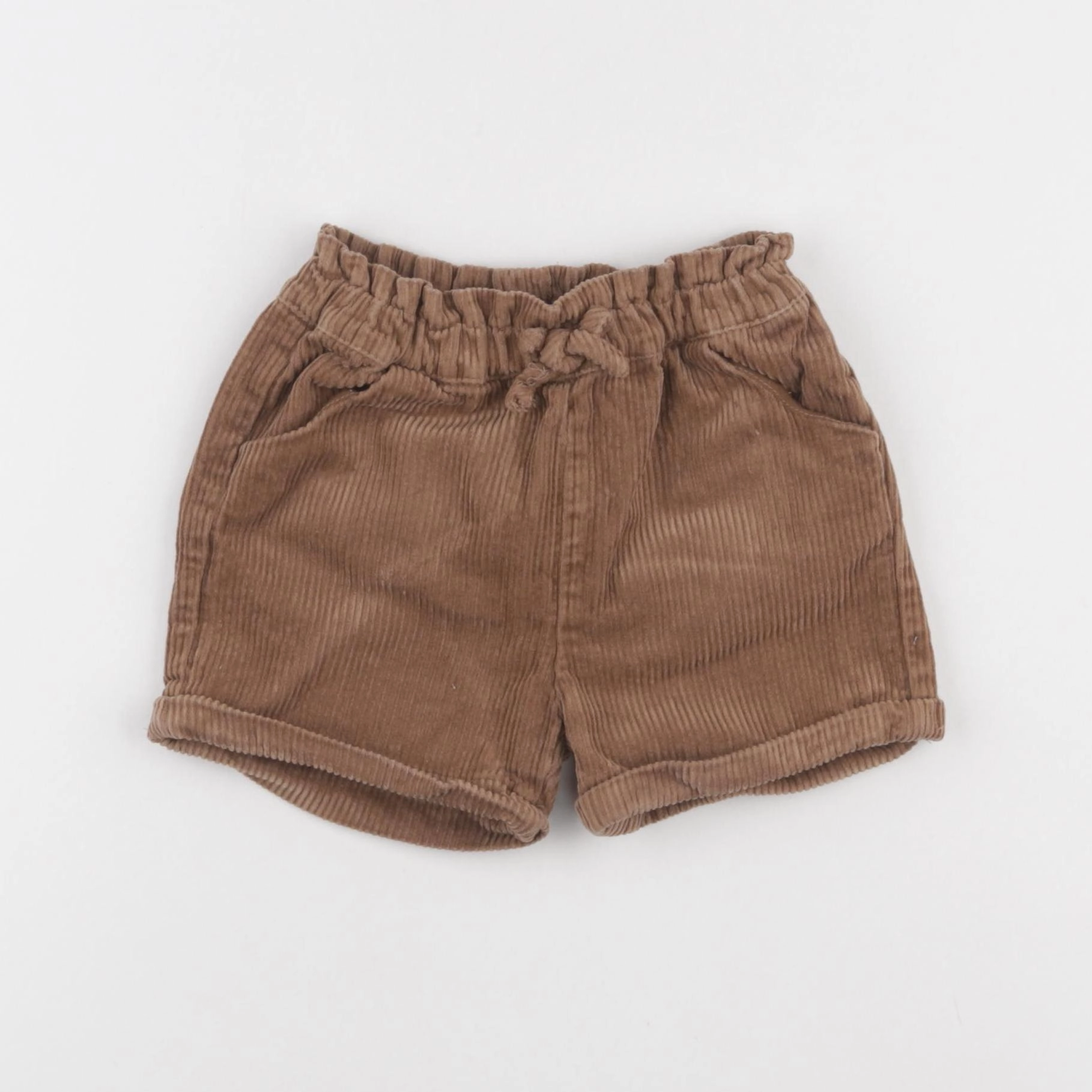 Vertbaudet - short marron - 24 mois