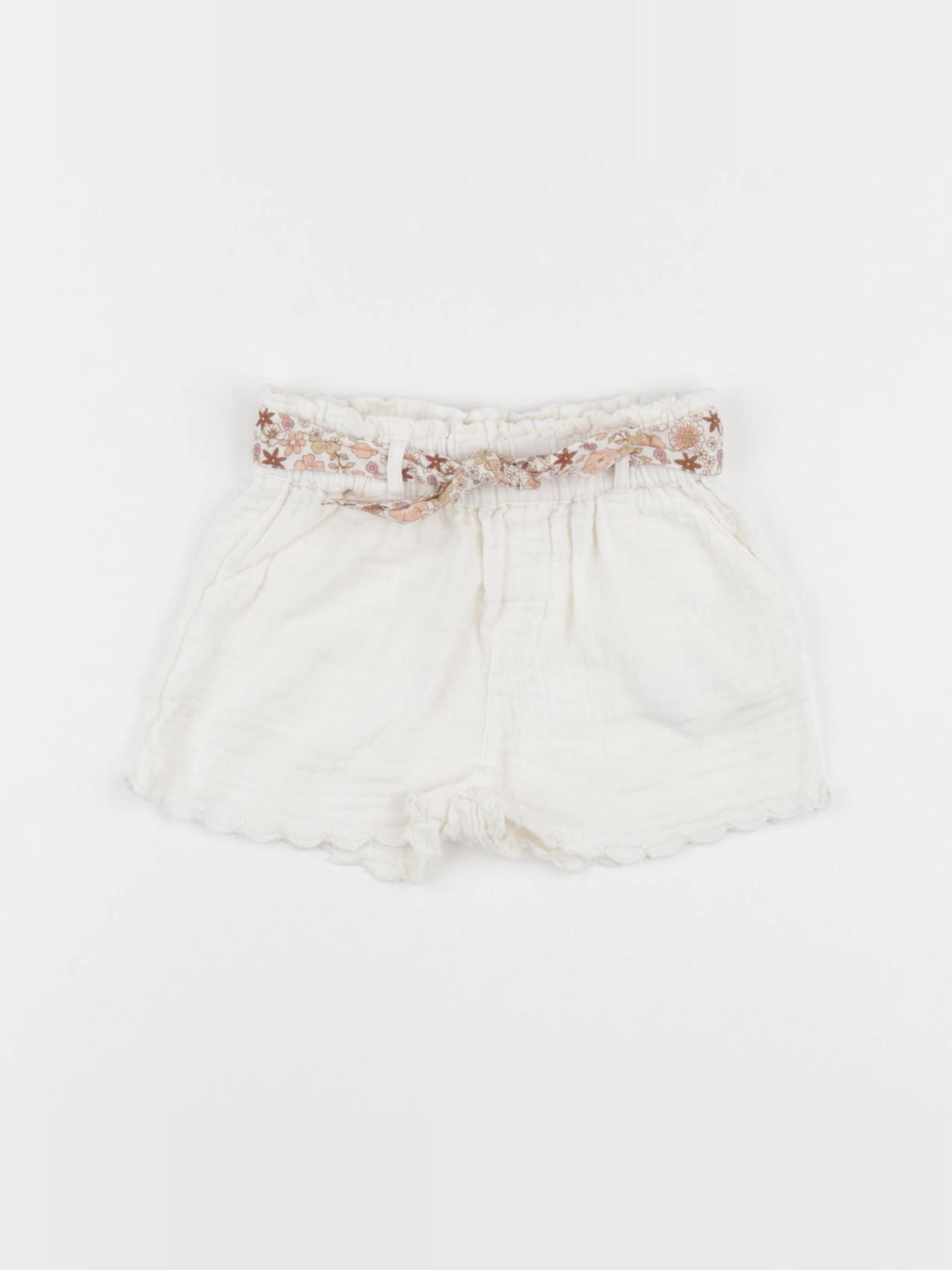 Vertbaudet - short blanc - 2 ans