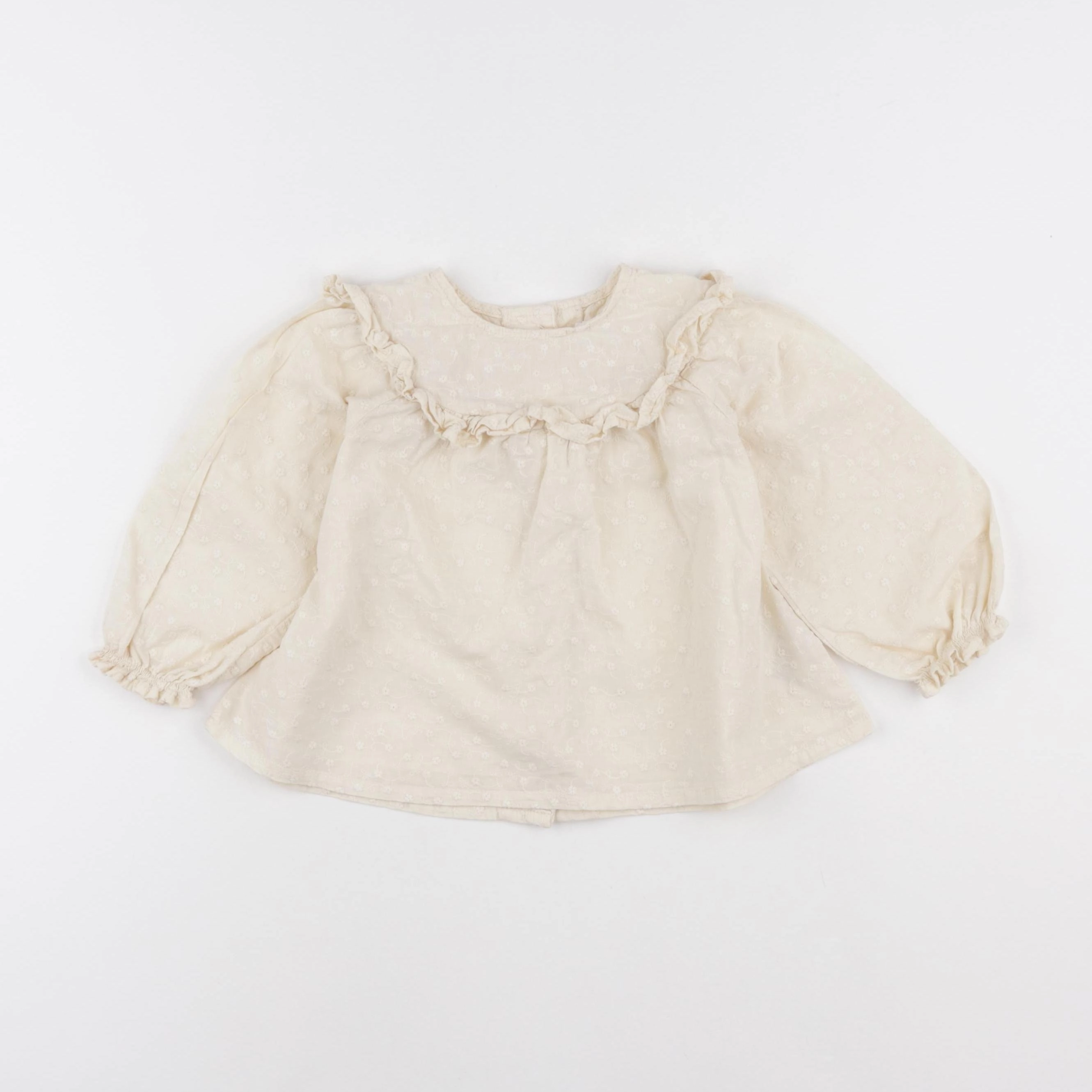 Vertbaudet - blouse beige - 24 mois