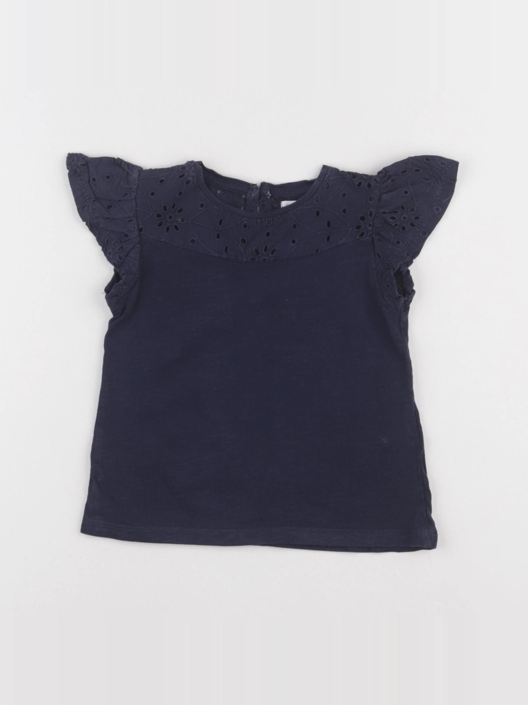 Vertbaudet - tee-shirt bleu - 2 ans