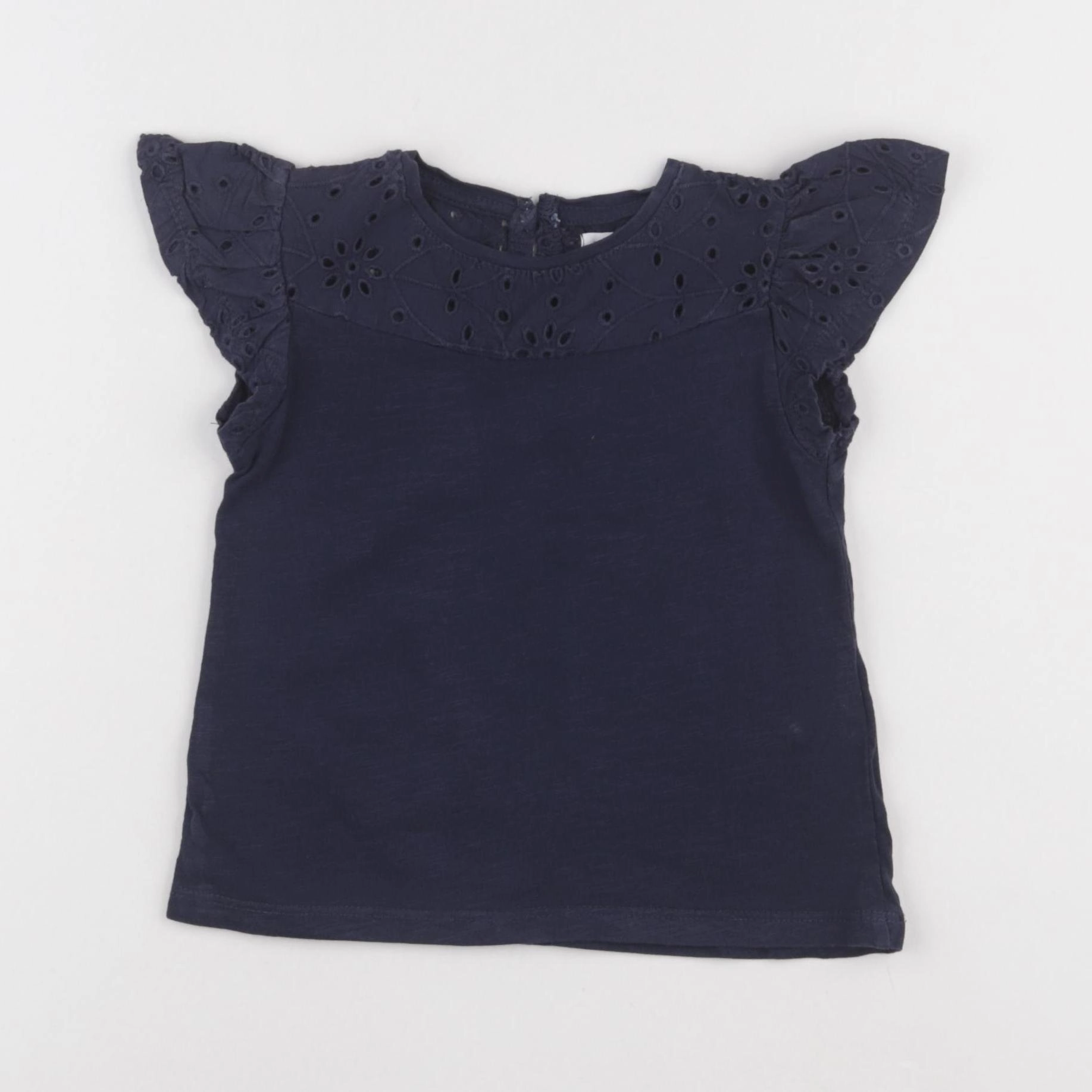 Vertbaudet - tee-shirt bleu - 2 ans