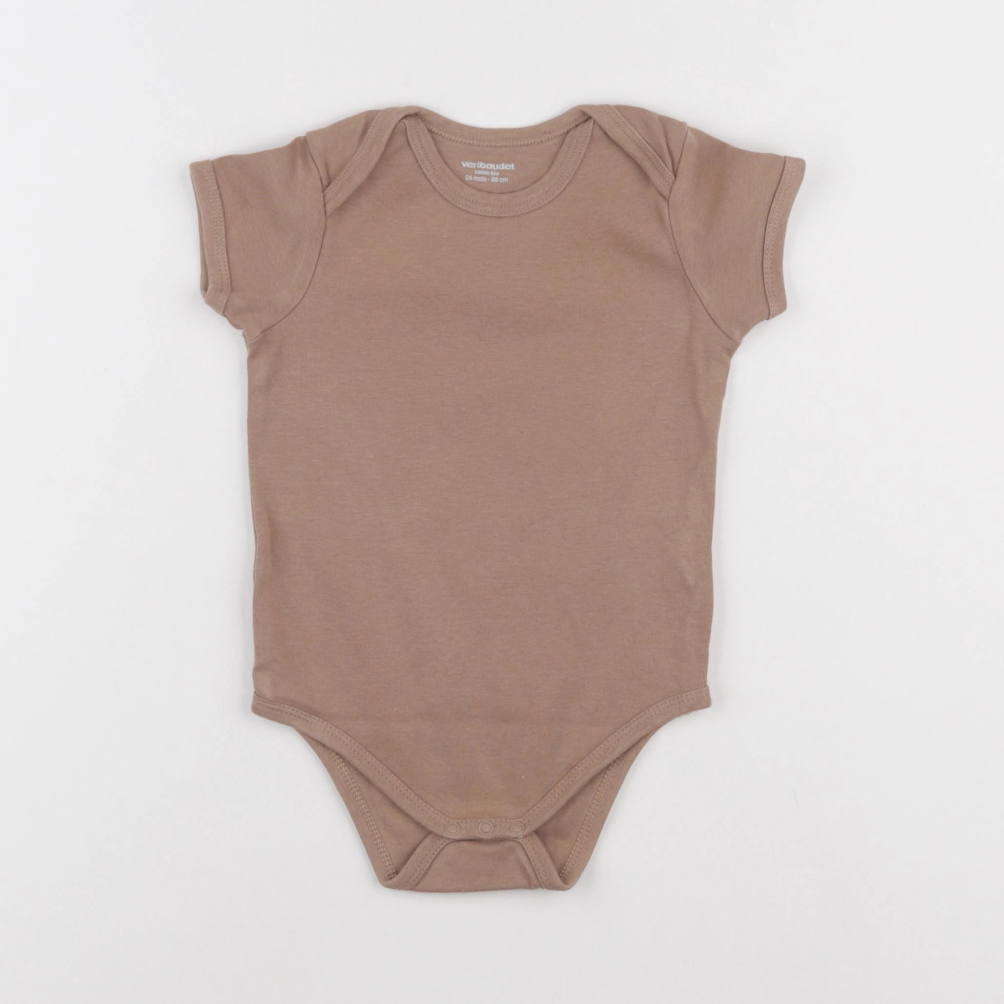 Vertbaudet - body marron - 24 mois