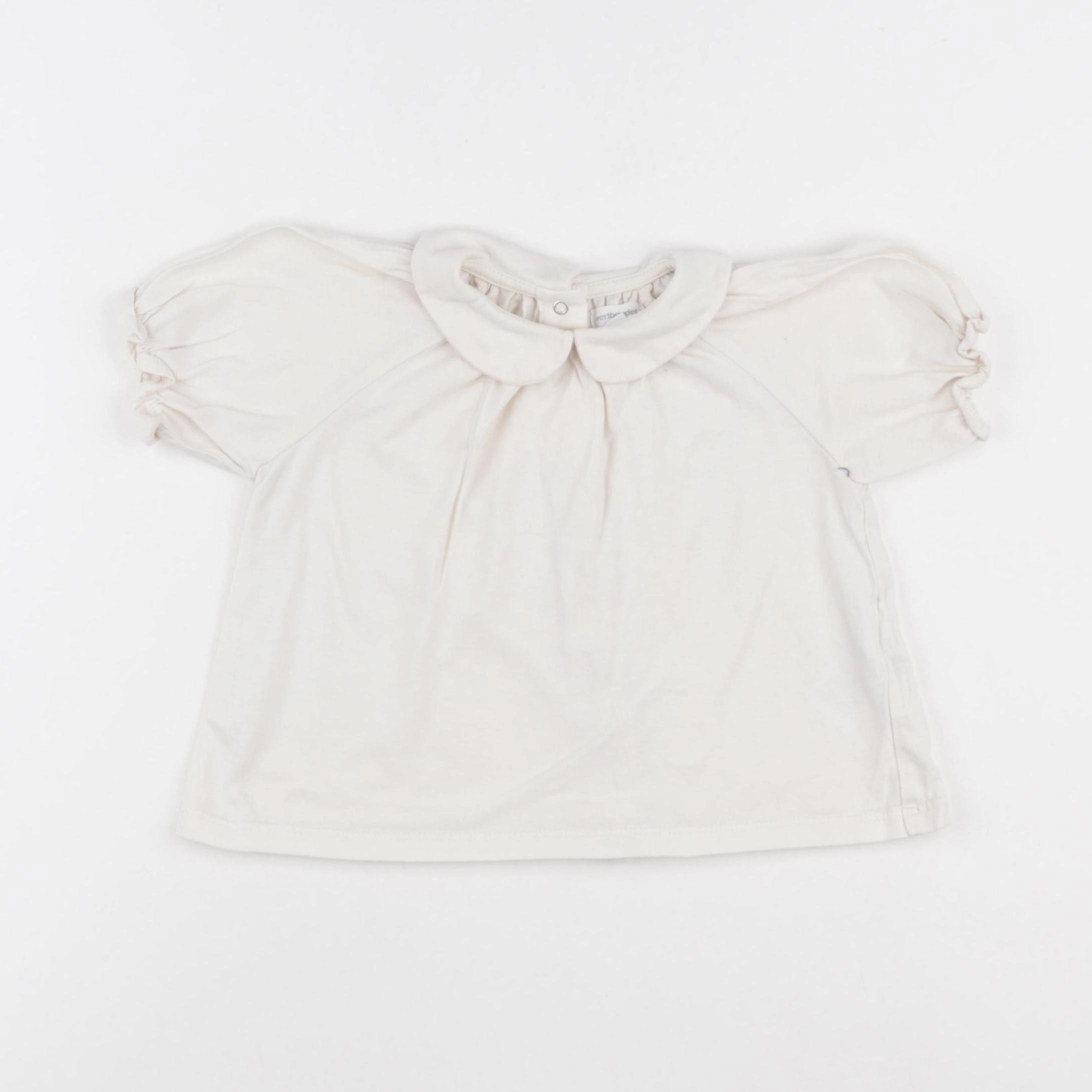 Vertbaudet - tee-shirt beige - 24 mois