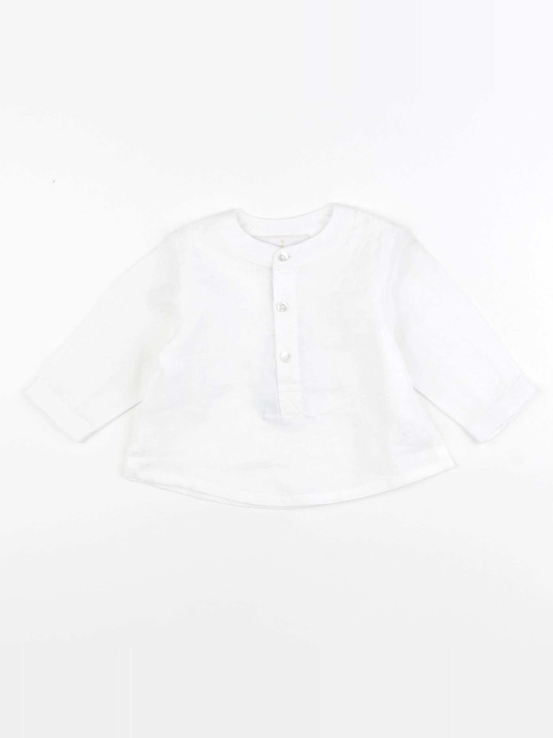 Jacadi - chemise blanc - 6 mois