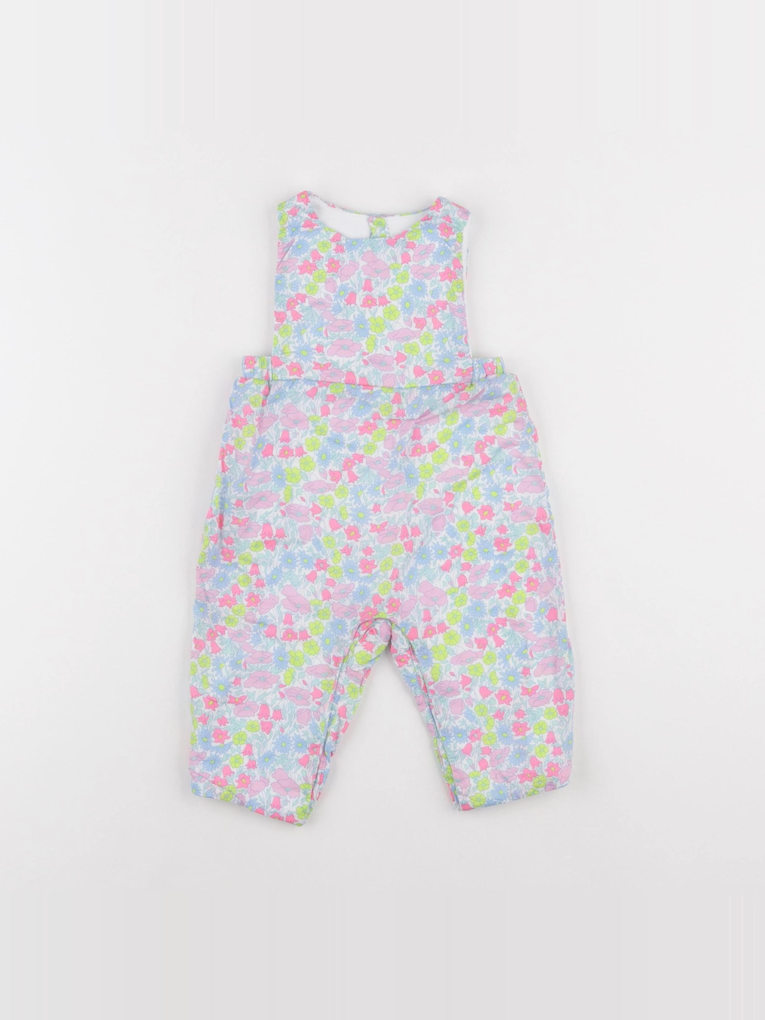 Jacadi - combinaison doublé, liberty multicolore - 6 mois