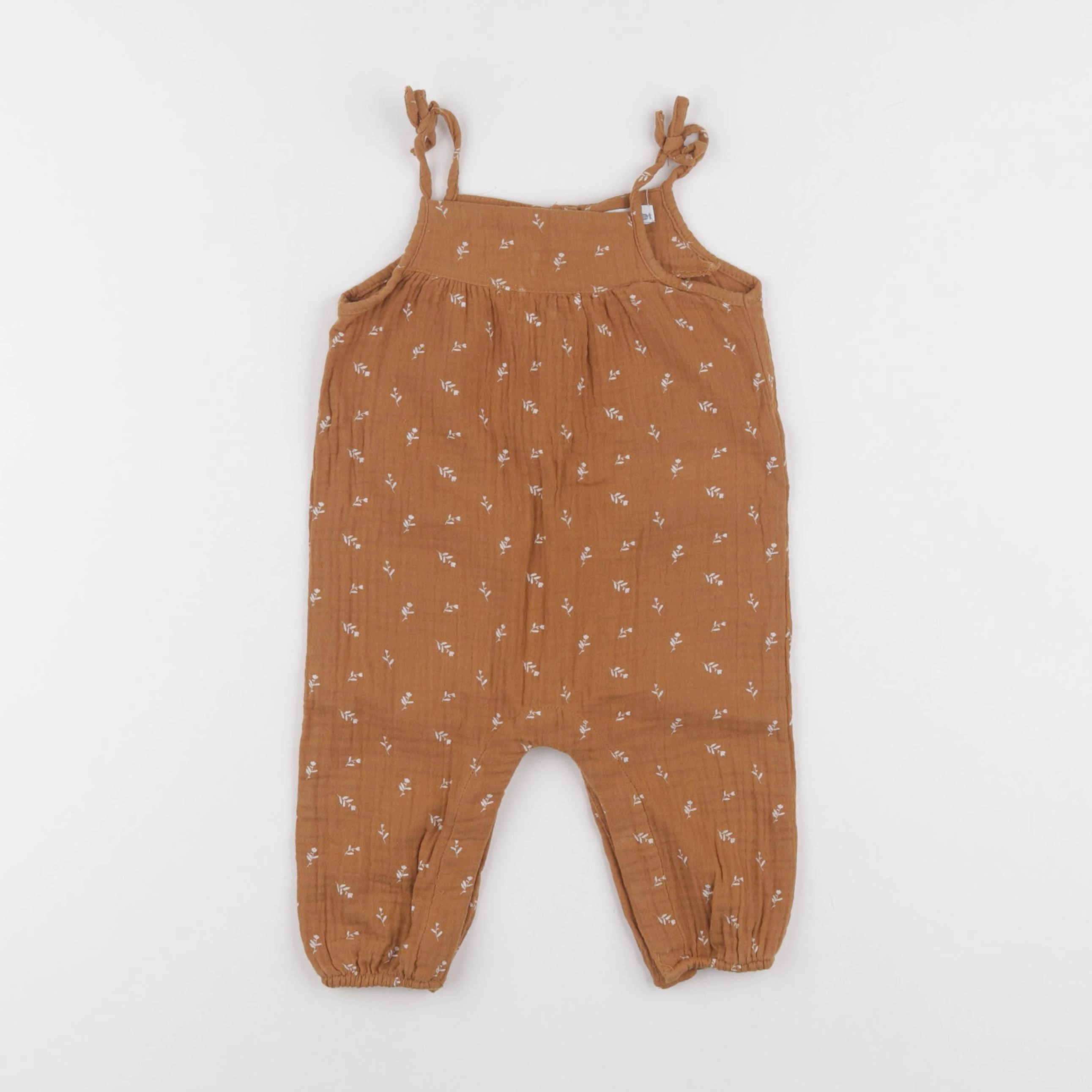Vertbaudet - combinaison marron - 9 mois