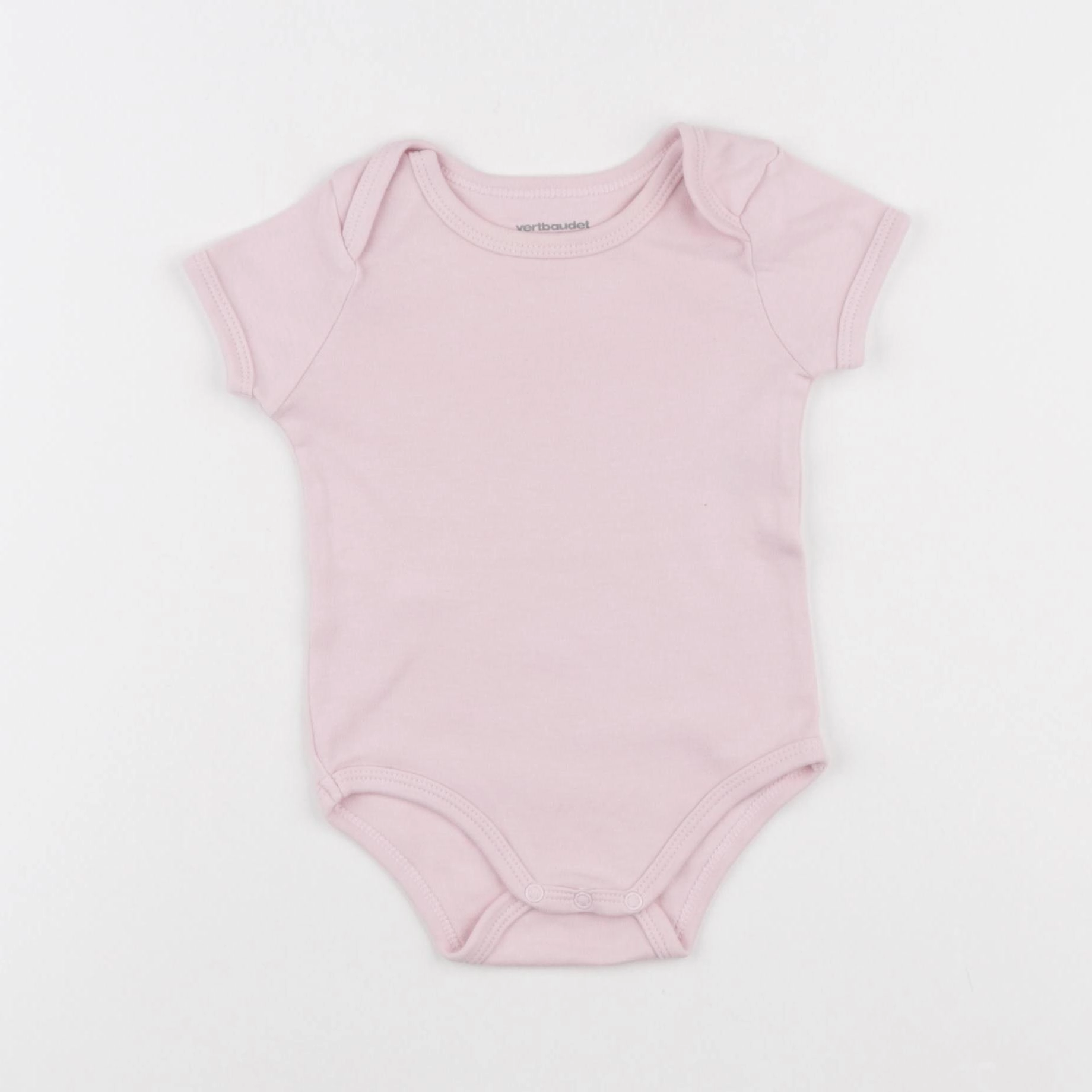 Vertbaudet - body rose - 9 mois