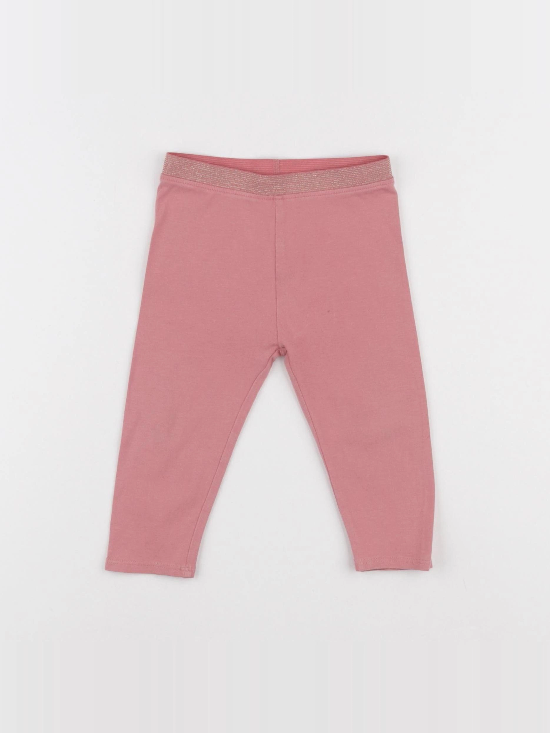 Vertbaudet - legging rose - 12 mois