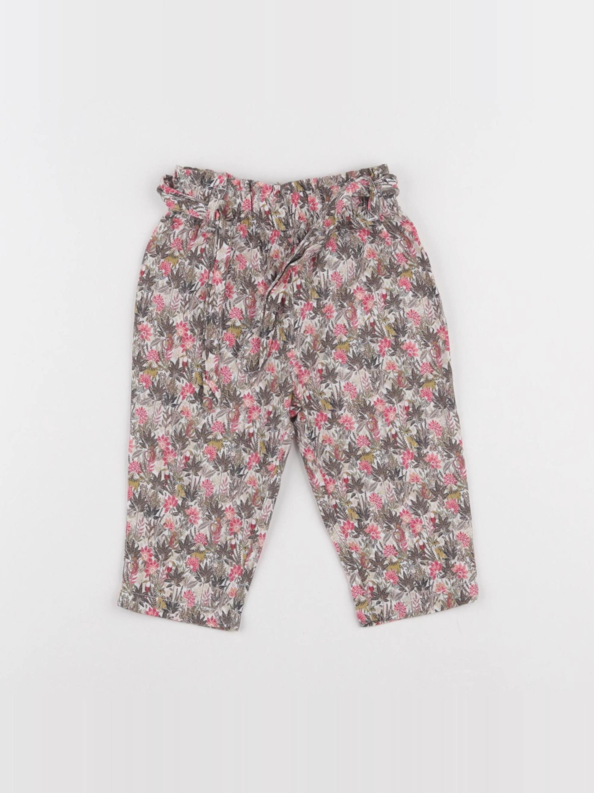 Vertbaudet - pantalon multicolore - 12 mois