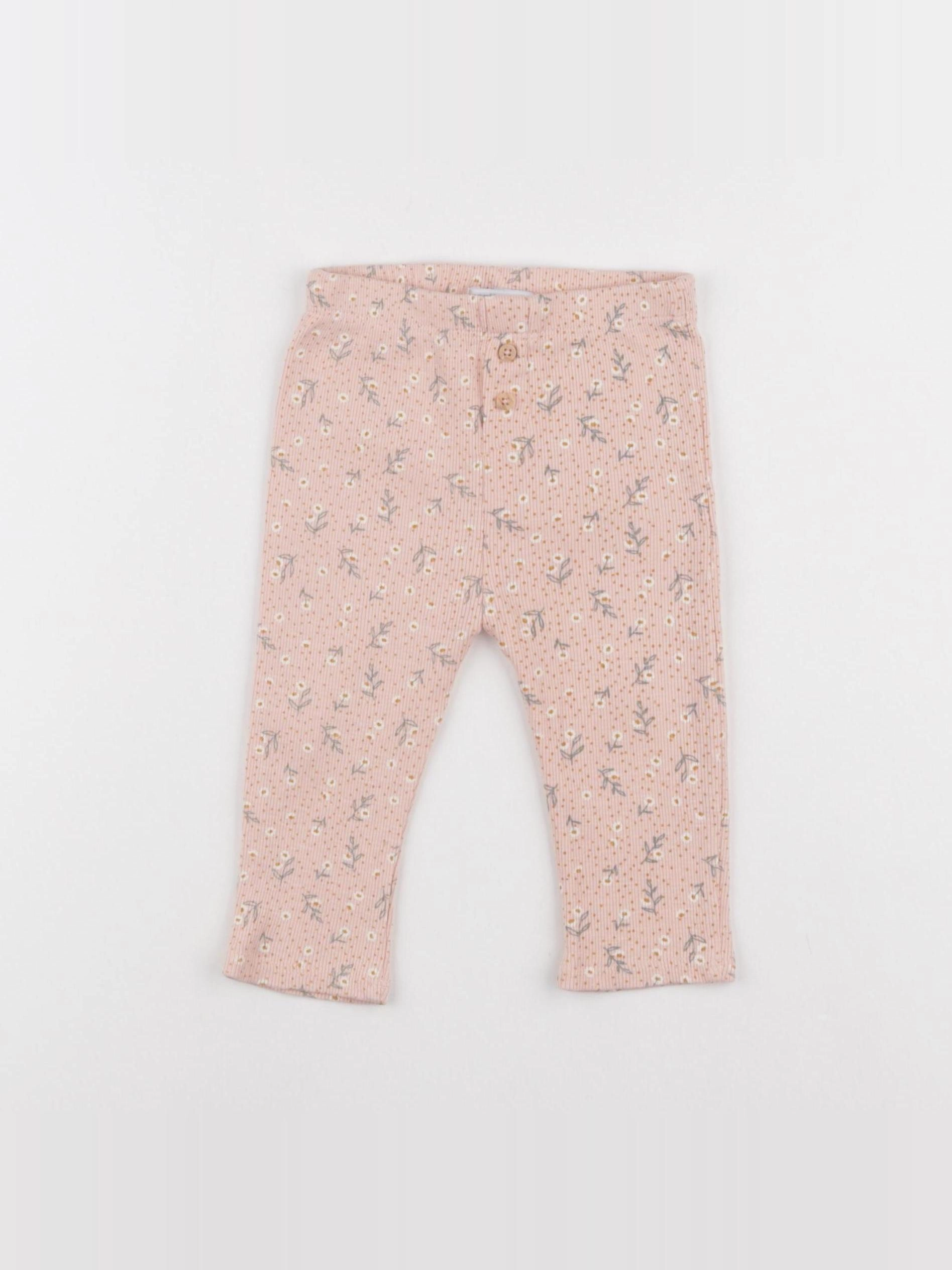 Vertbaudet - pantalon rose - 12 mois