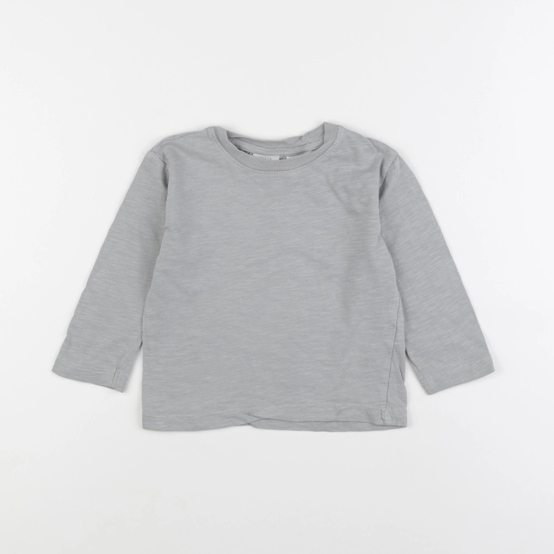 Zara - tee-shirt gris - 12/18 mois