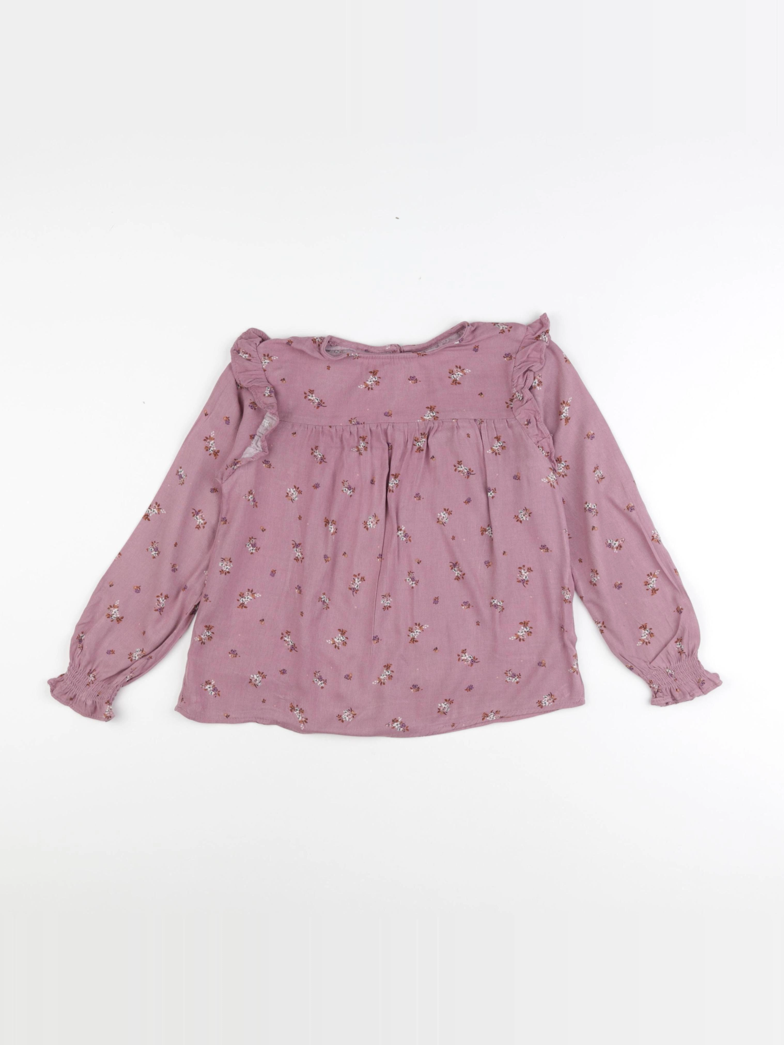 Vertbaudet - blouse rose - 7 ans