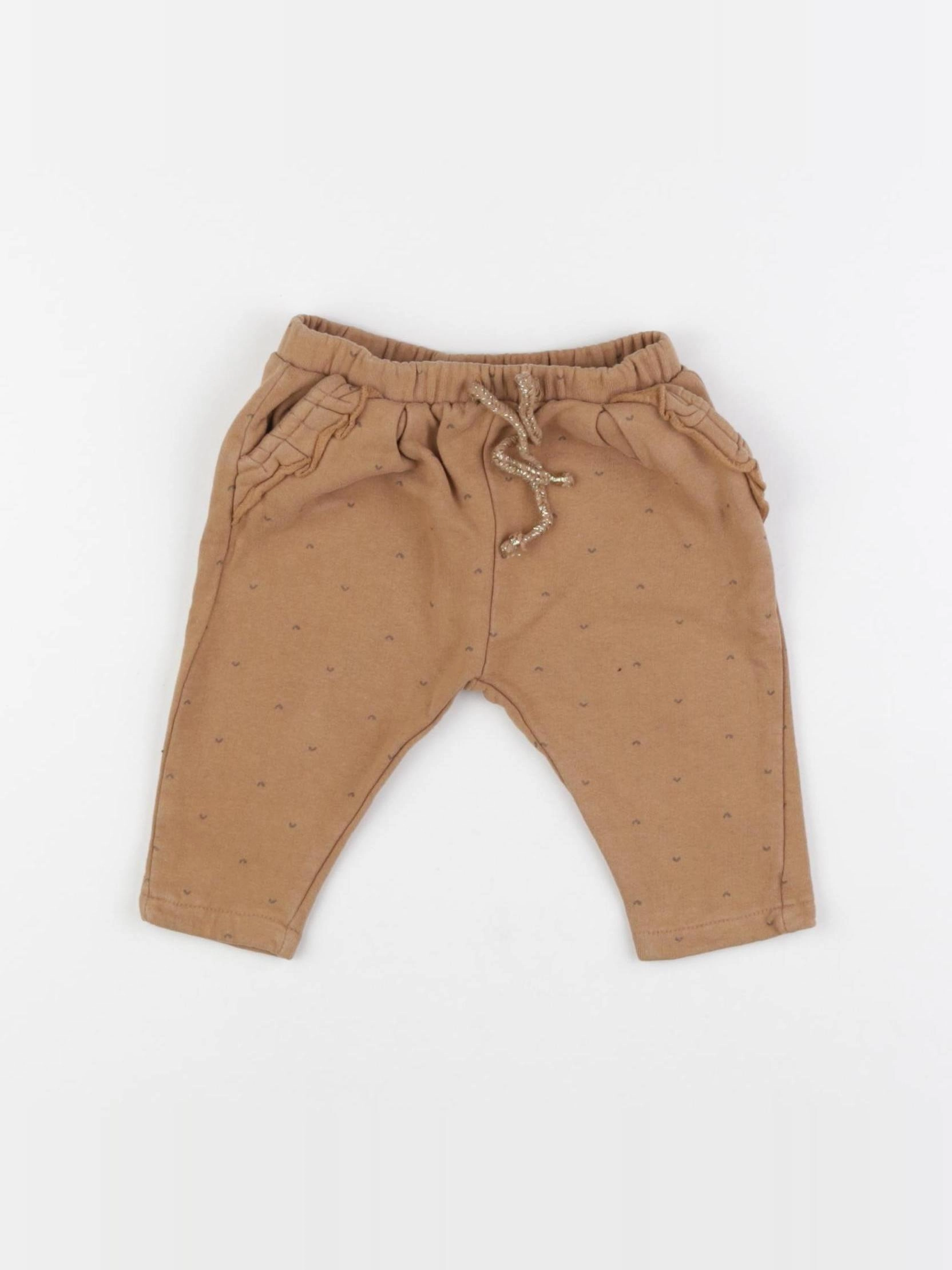 Vertbaudet - pantalon marron - 6 mois