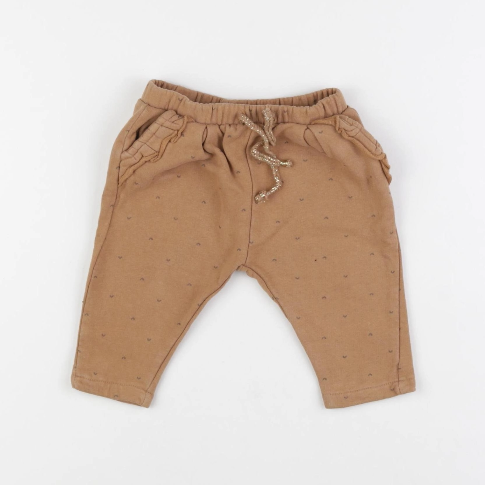 Vertbaudet - pantalon marron - 6 mois