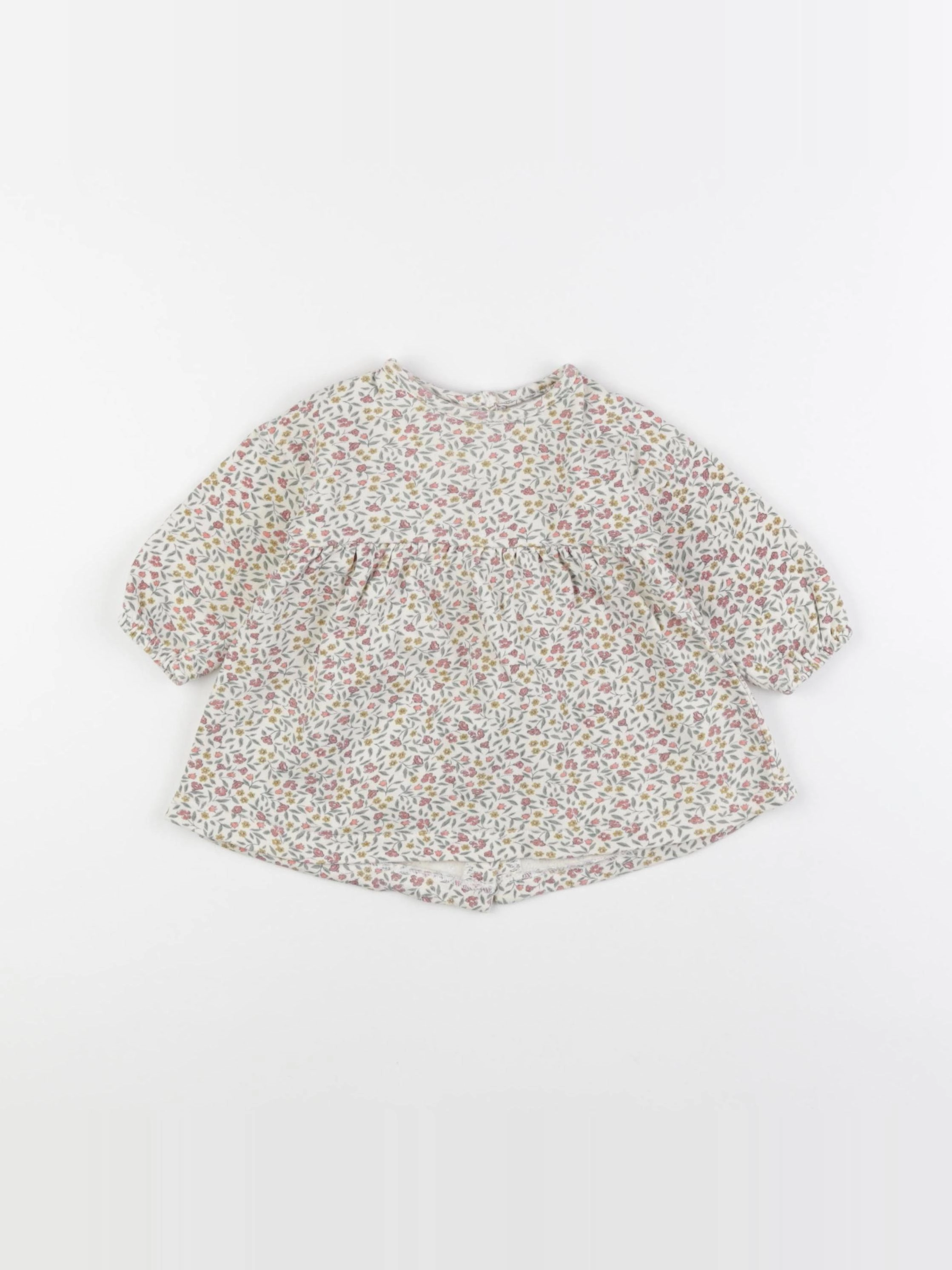 Vertbaudet - robe beige - 3 mois