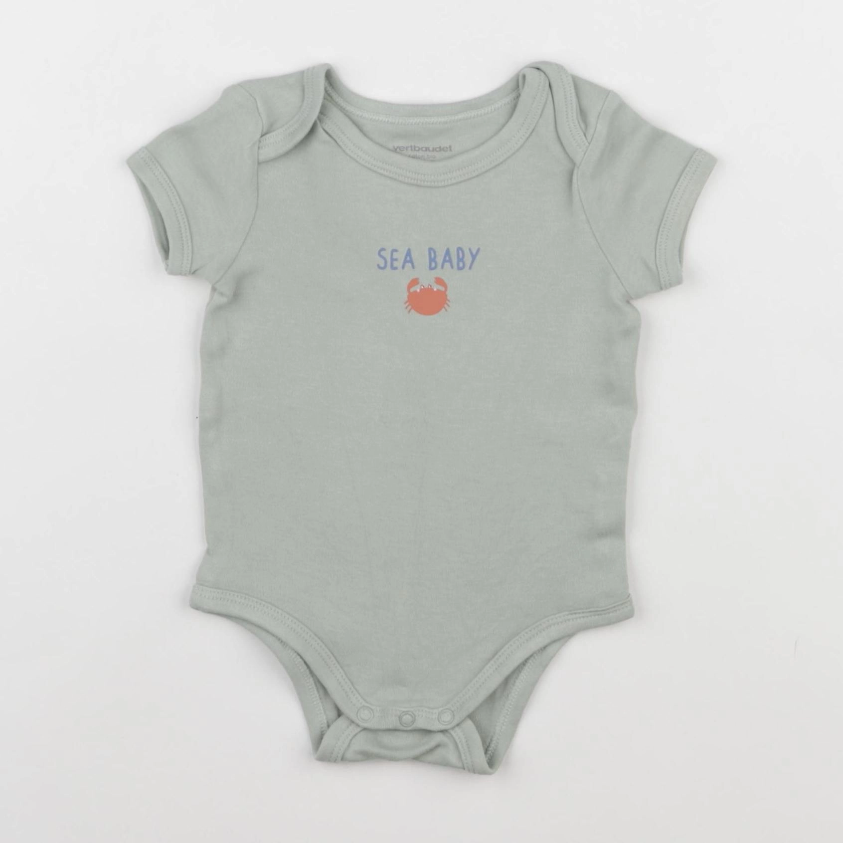 Vertbaudet - body vert - 6 mois