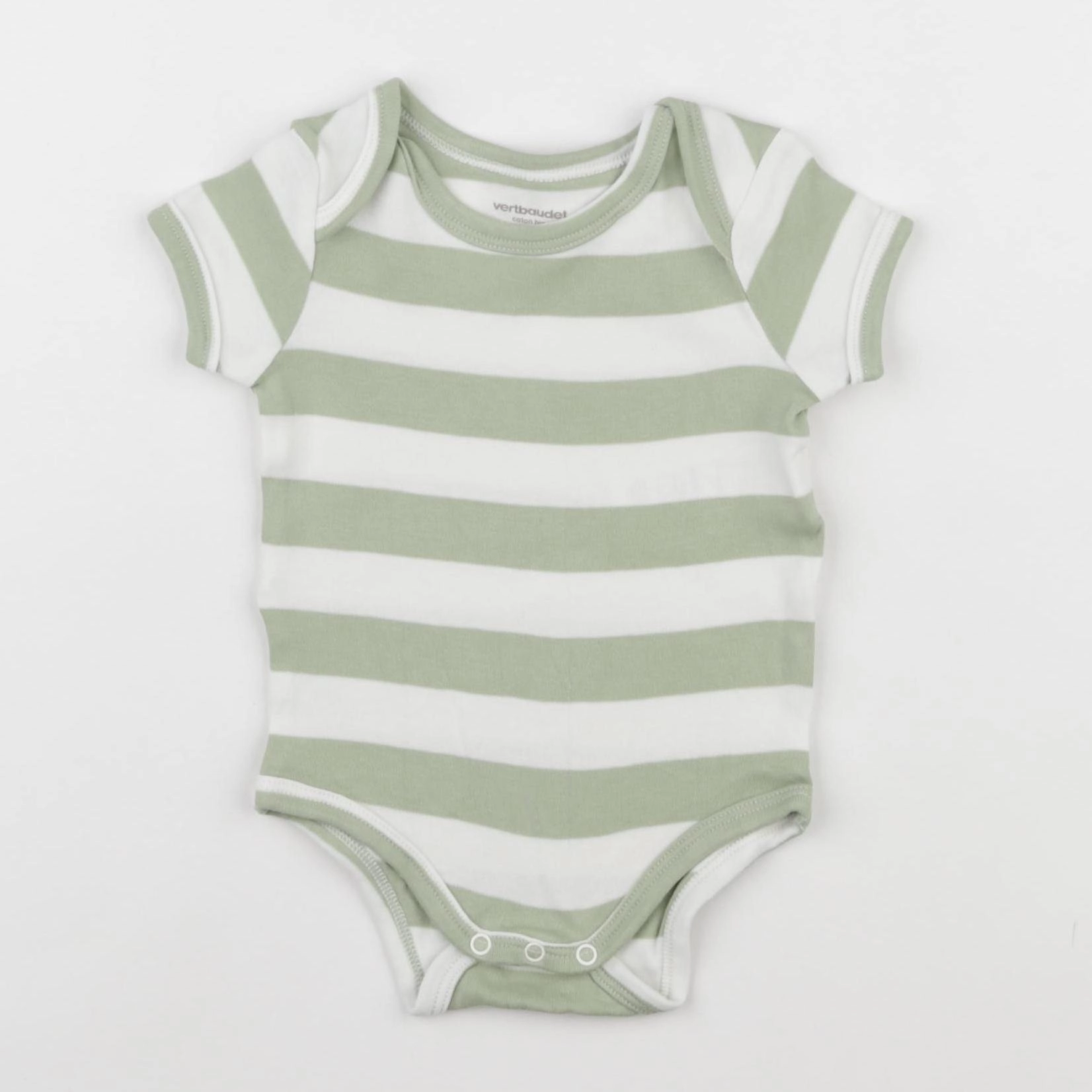 Vertbaudet - body vert - 6 mois