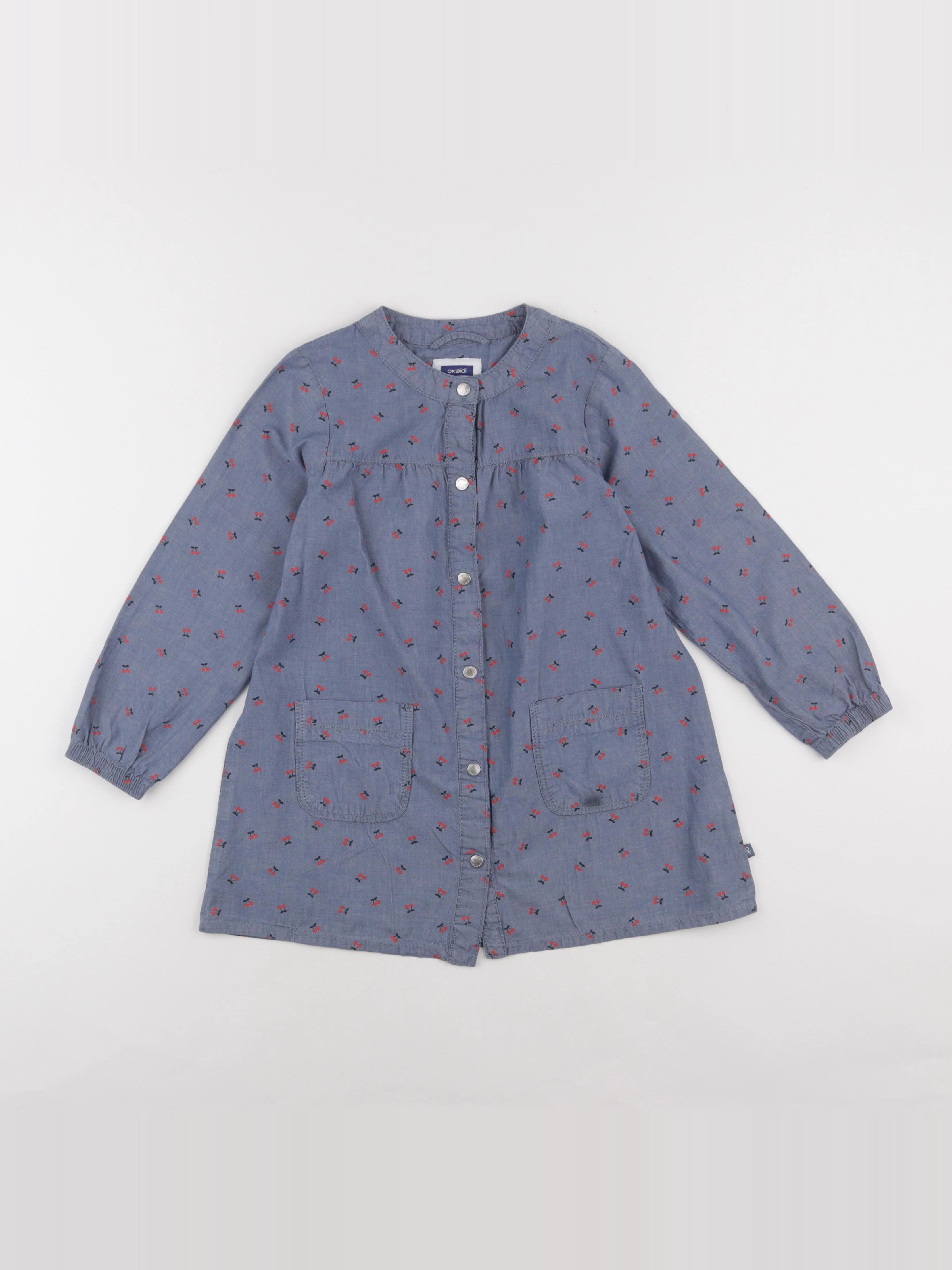 Okaidi - robe bleu - 6/7 ans