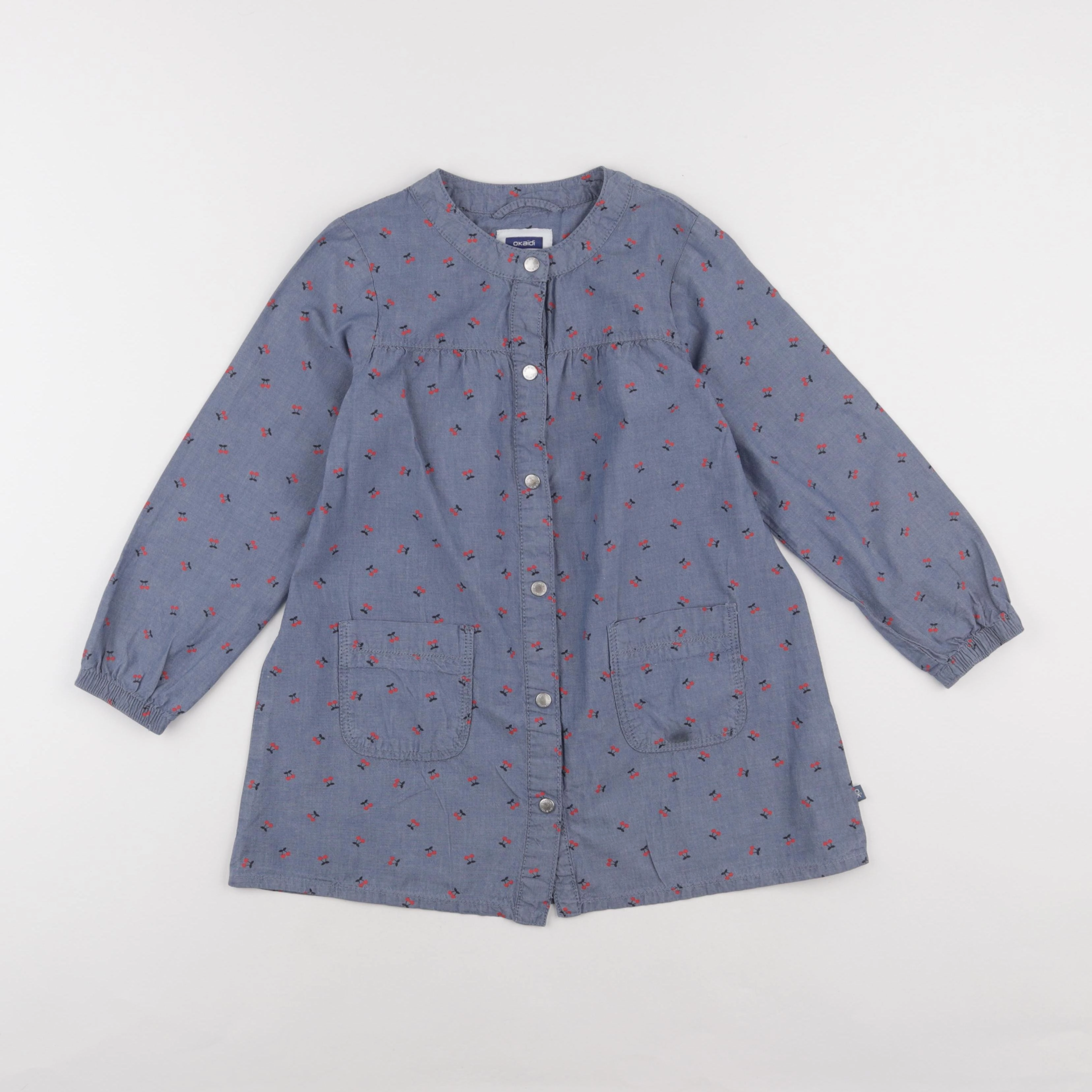 Okaidi - robe bleu - 6/7 ans