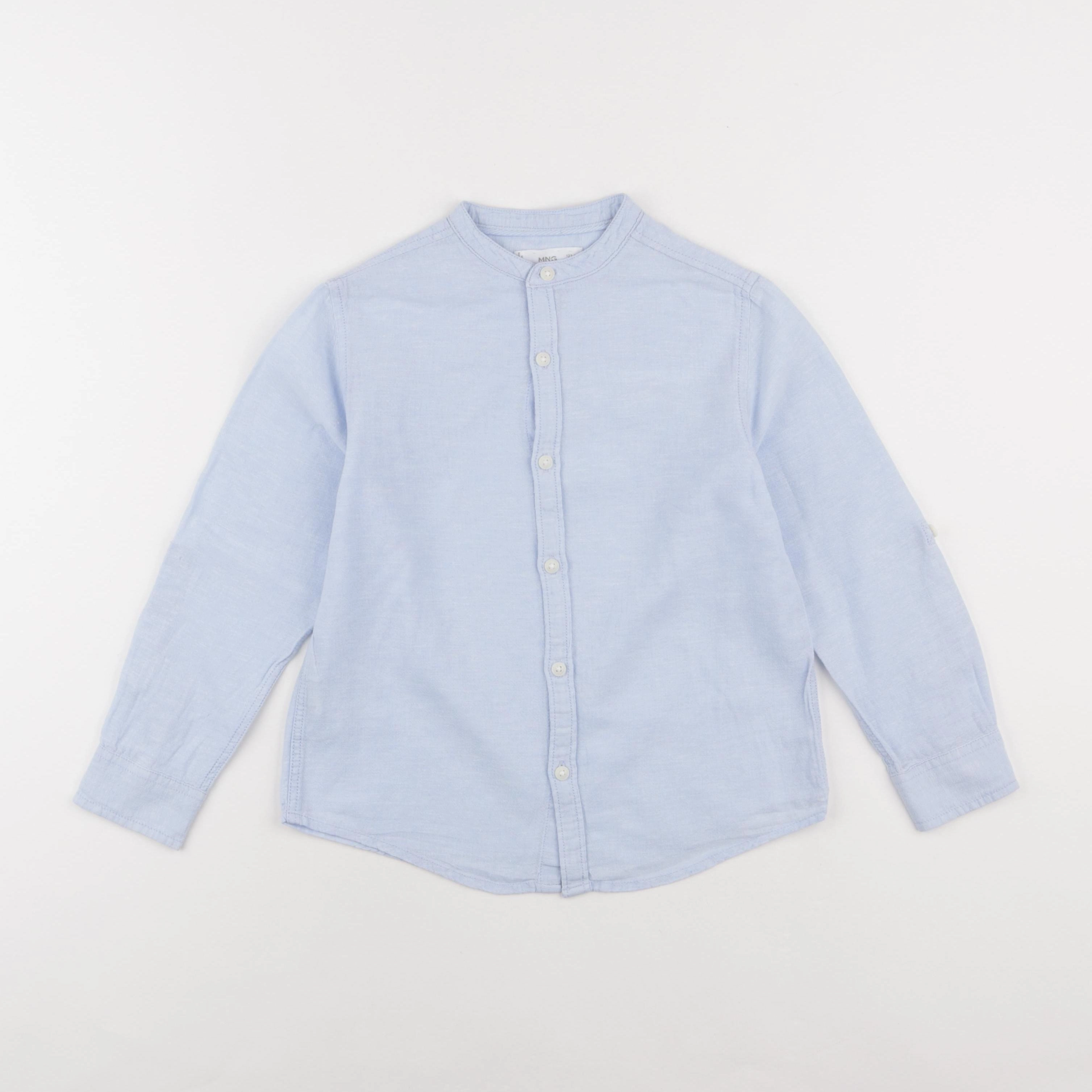 Mango - blouse bleu - 7 ans