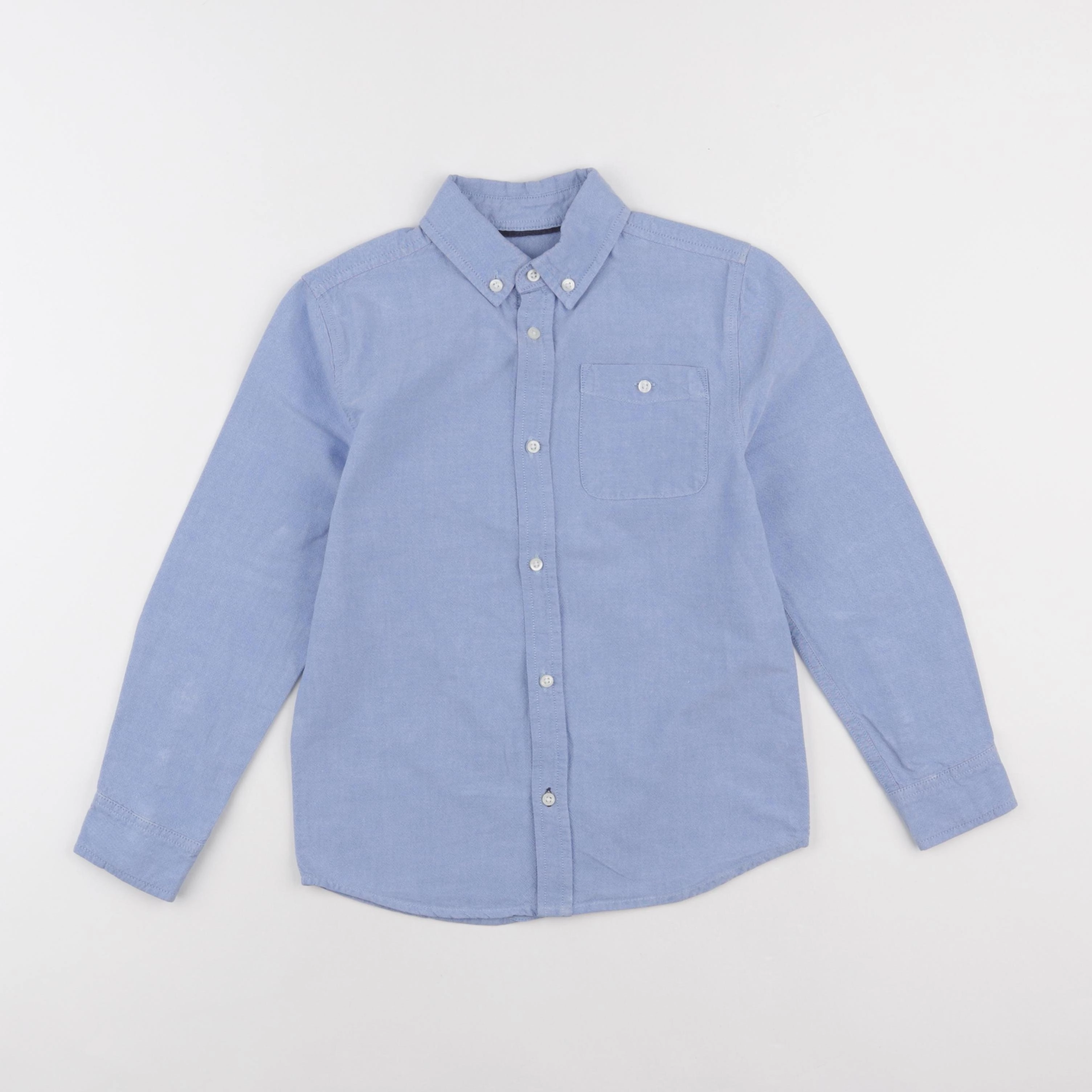Monoprix - chemise bleu - 8 ans