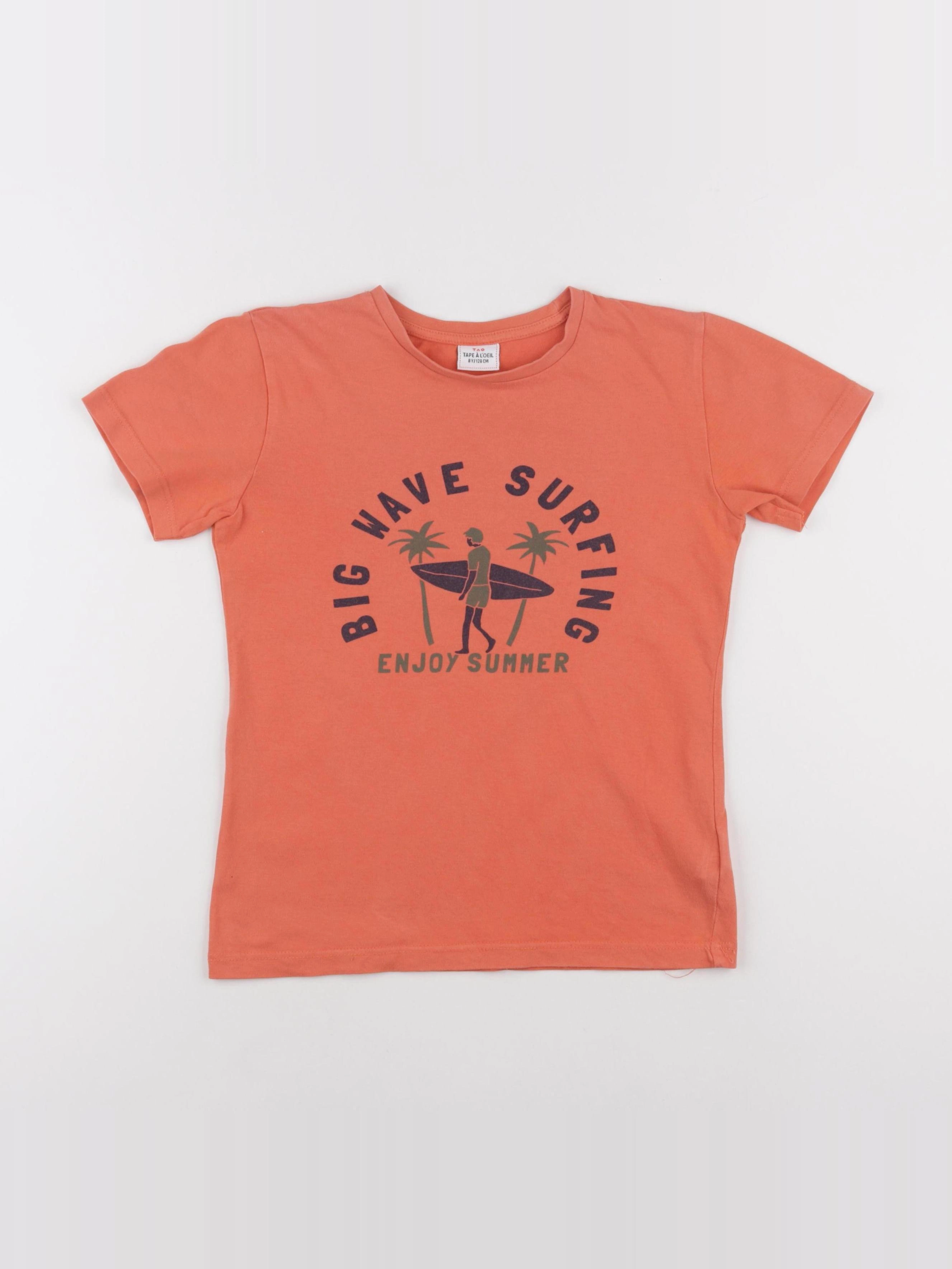 Tape à l'oeil - tee-shirt rouge - 8 ans