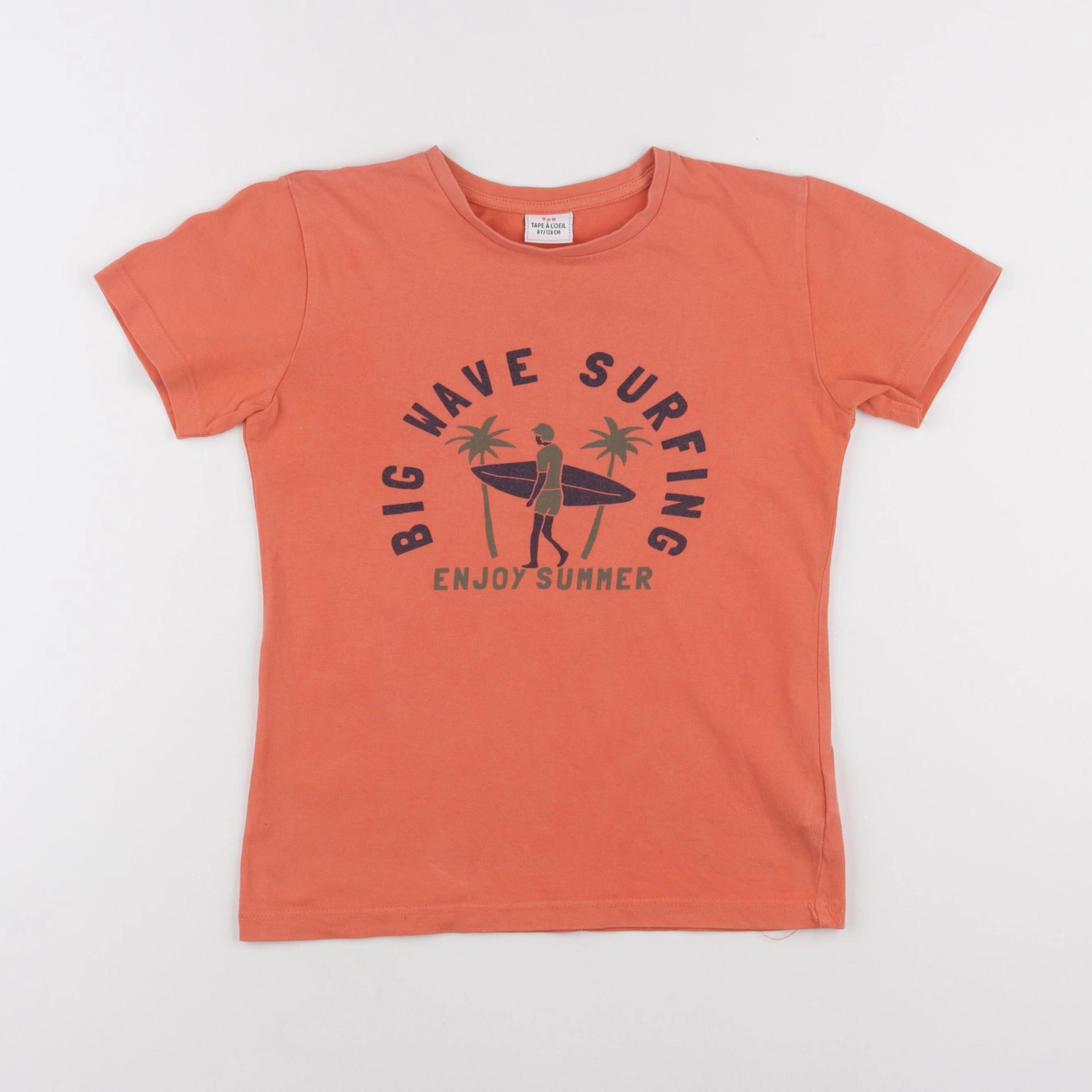 Tape à l'oeil - tee-shirt rouge - 8 ans