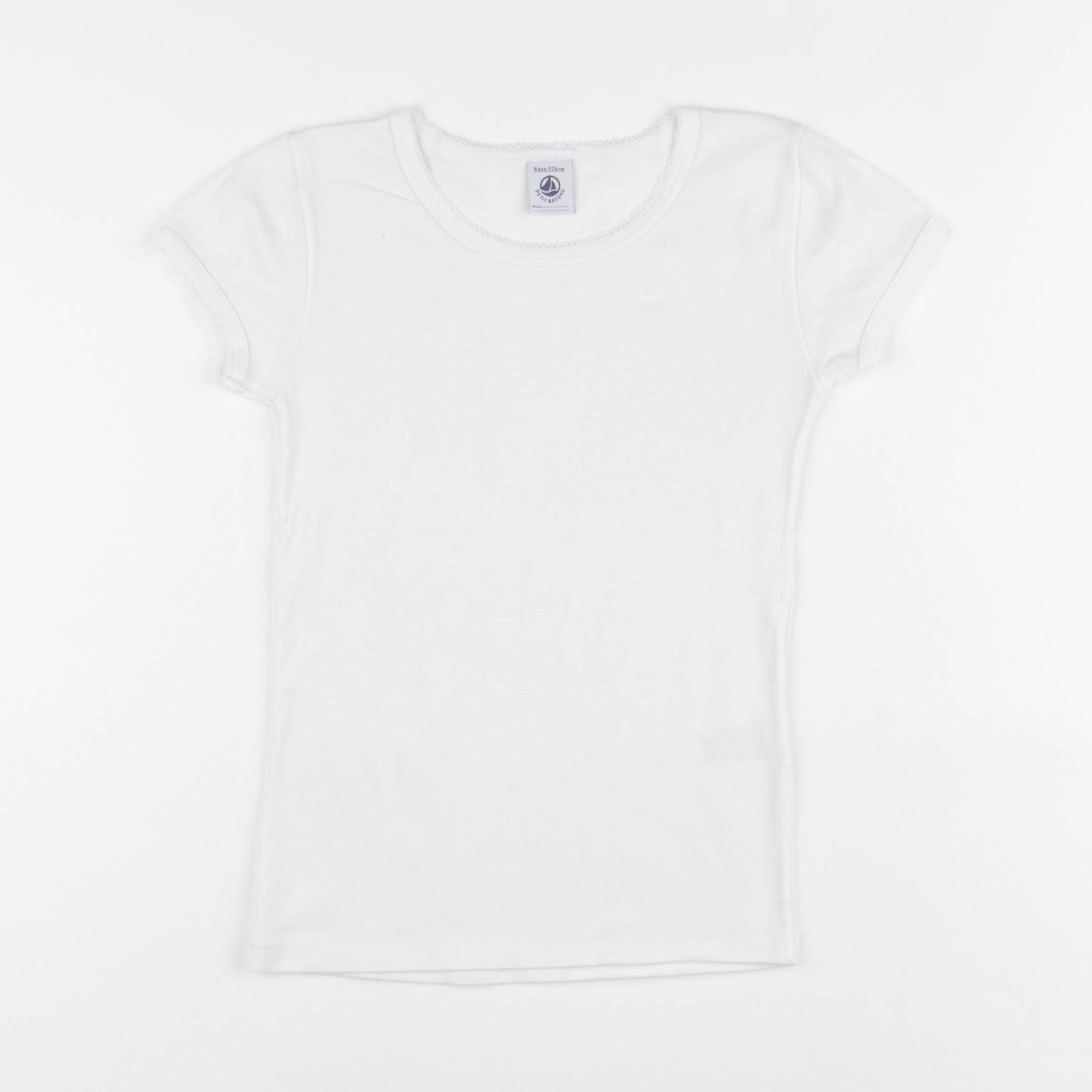 Petit Bateau - maillot de corps blanc - 8 ans