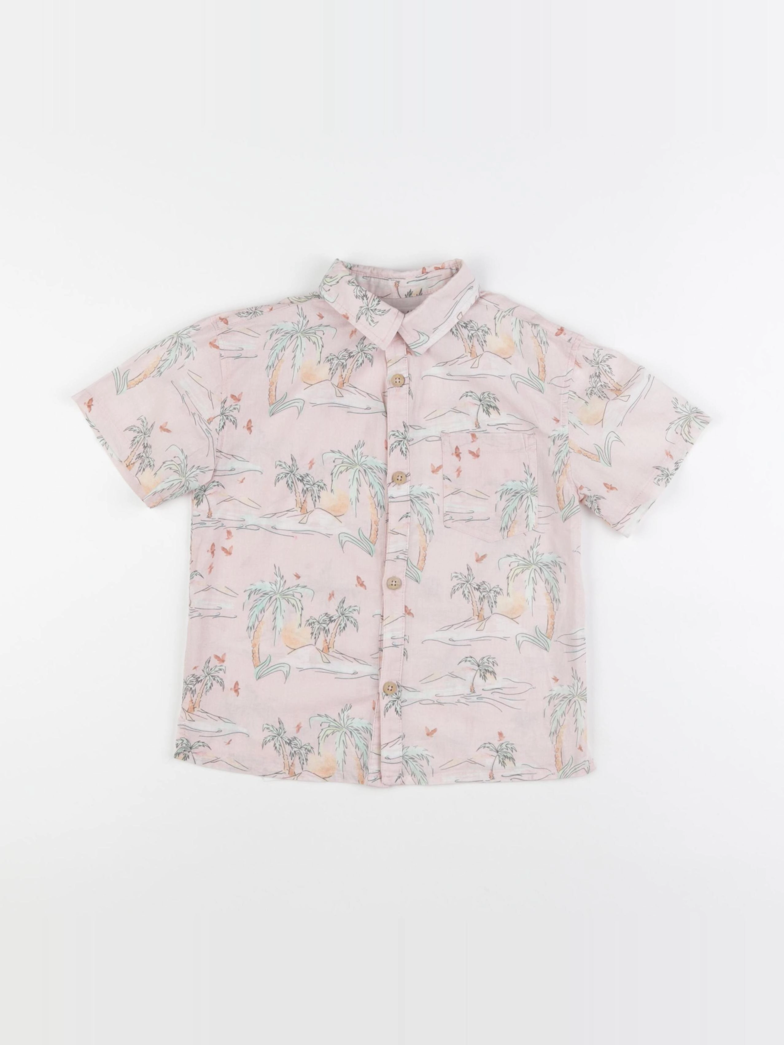 Zara - chemise rose - 4/5 ans