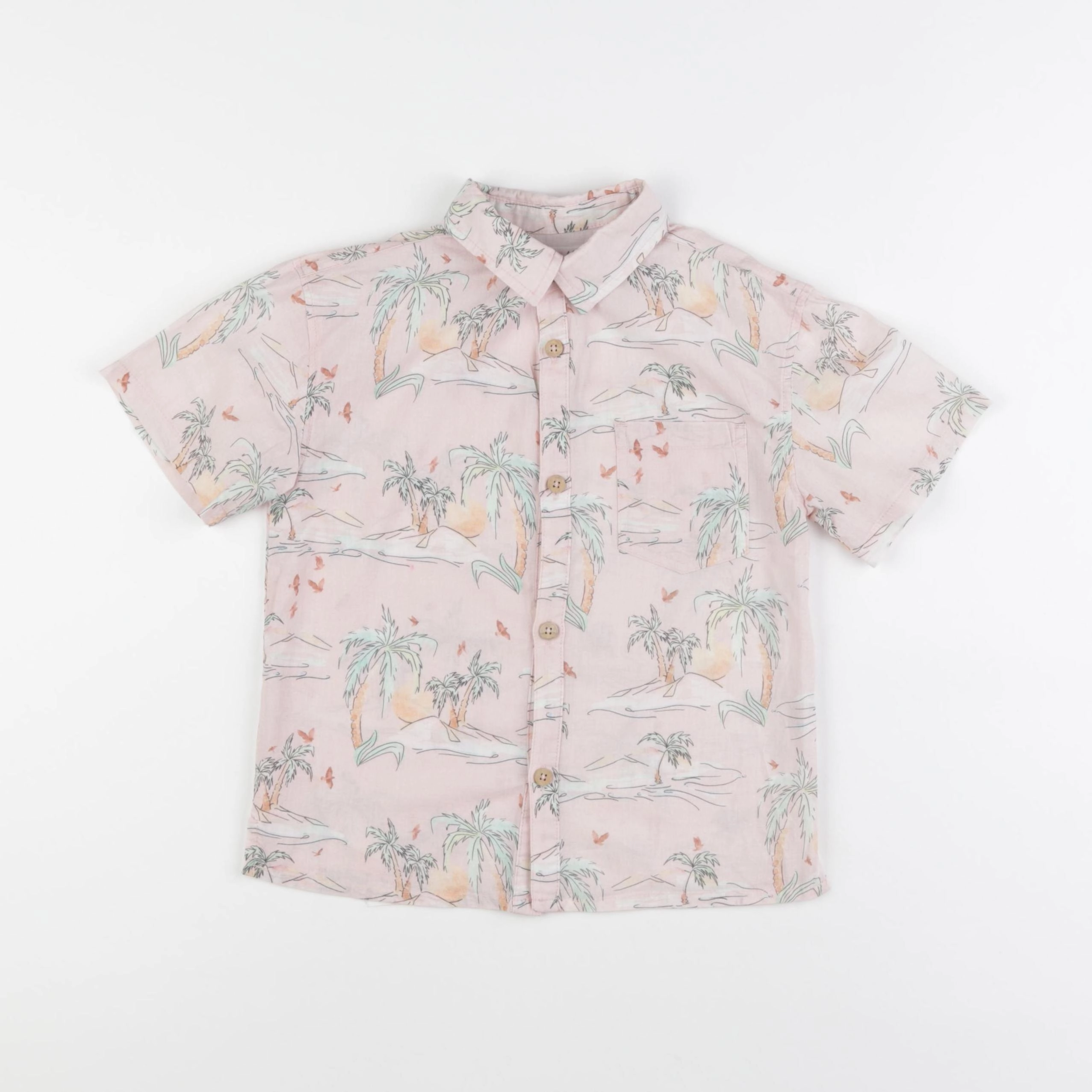 Zara - chemise rose - 4/5 ans