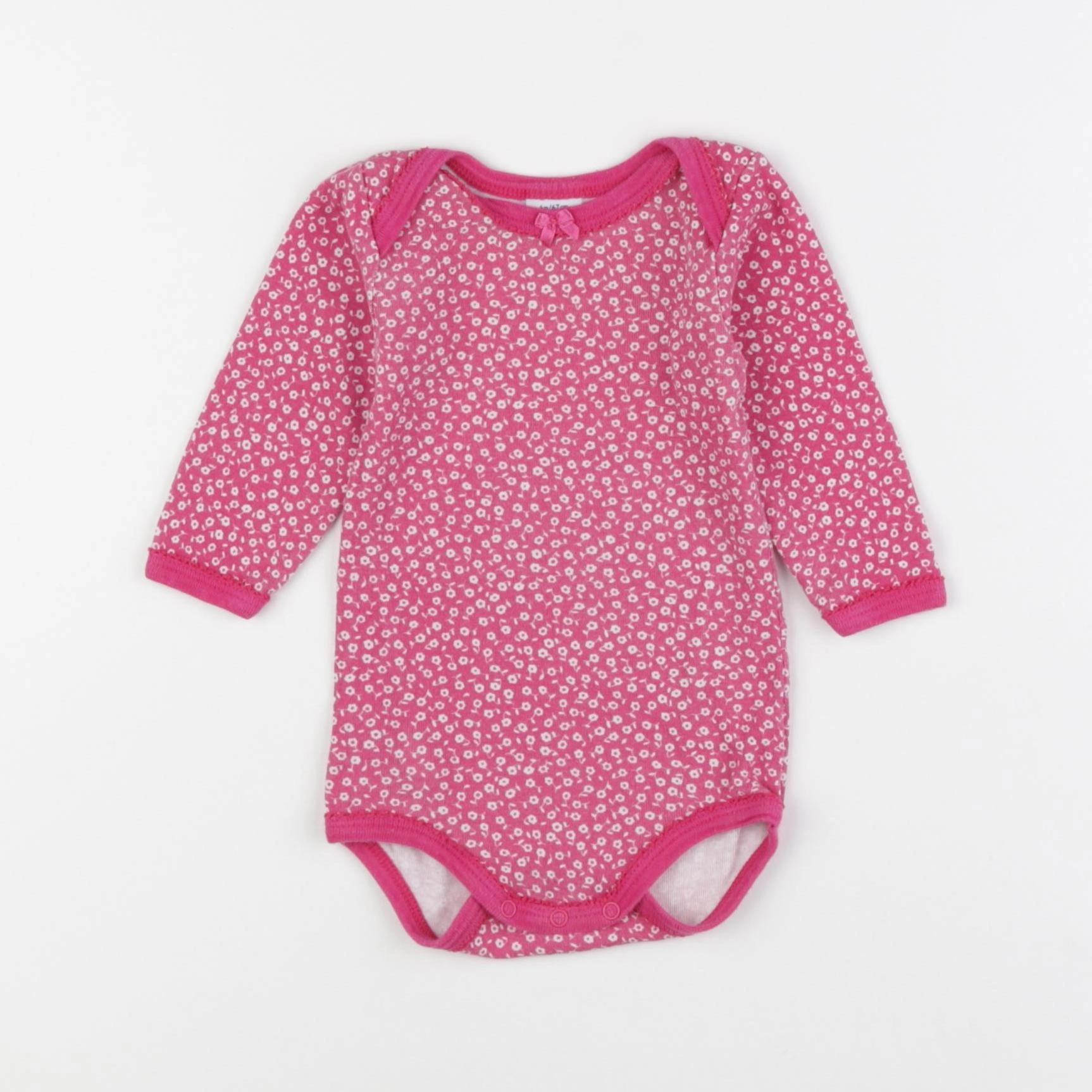 Petit Bateau - body rose - 6 mois
