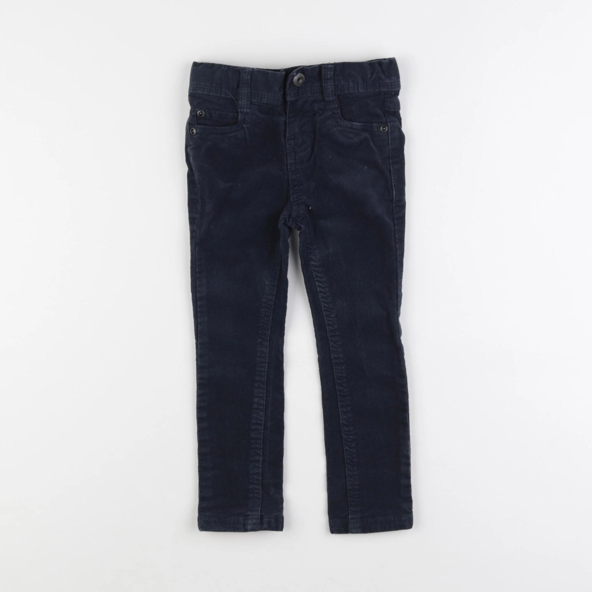 Vertbaudet - pantalon bleu - 3 ans