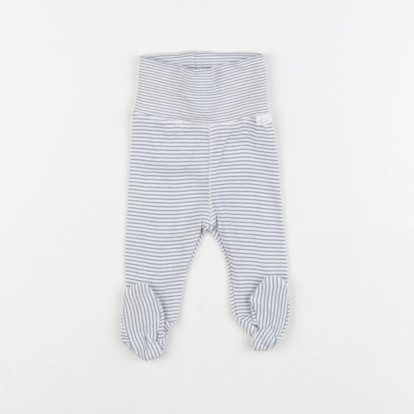 H&M - legging bleu - 0/1 mois