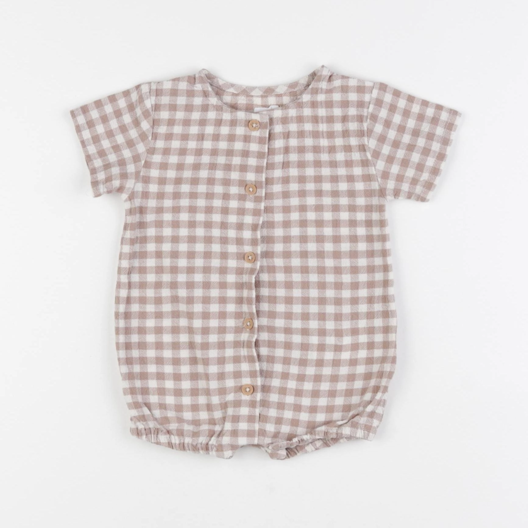 Vertbaudet - combinaison marron - 3 mois