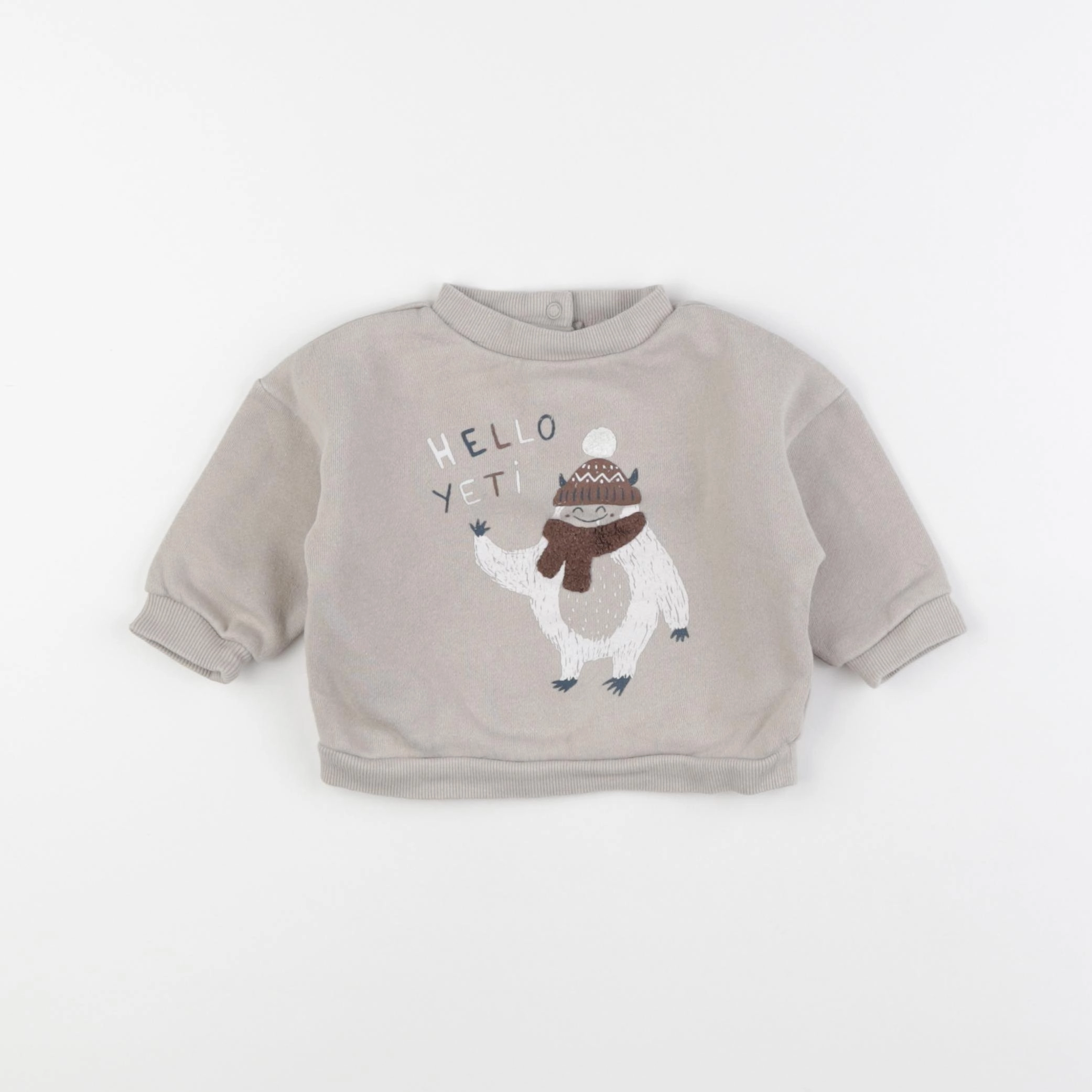 Vertbaudet - sweat gris - 6 mois