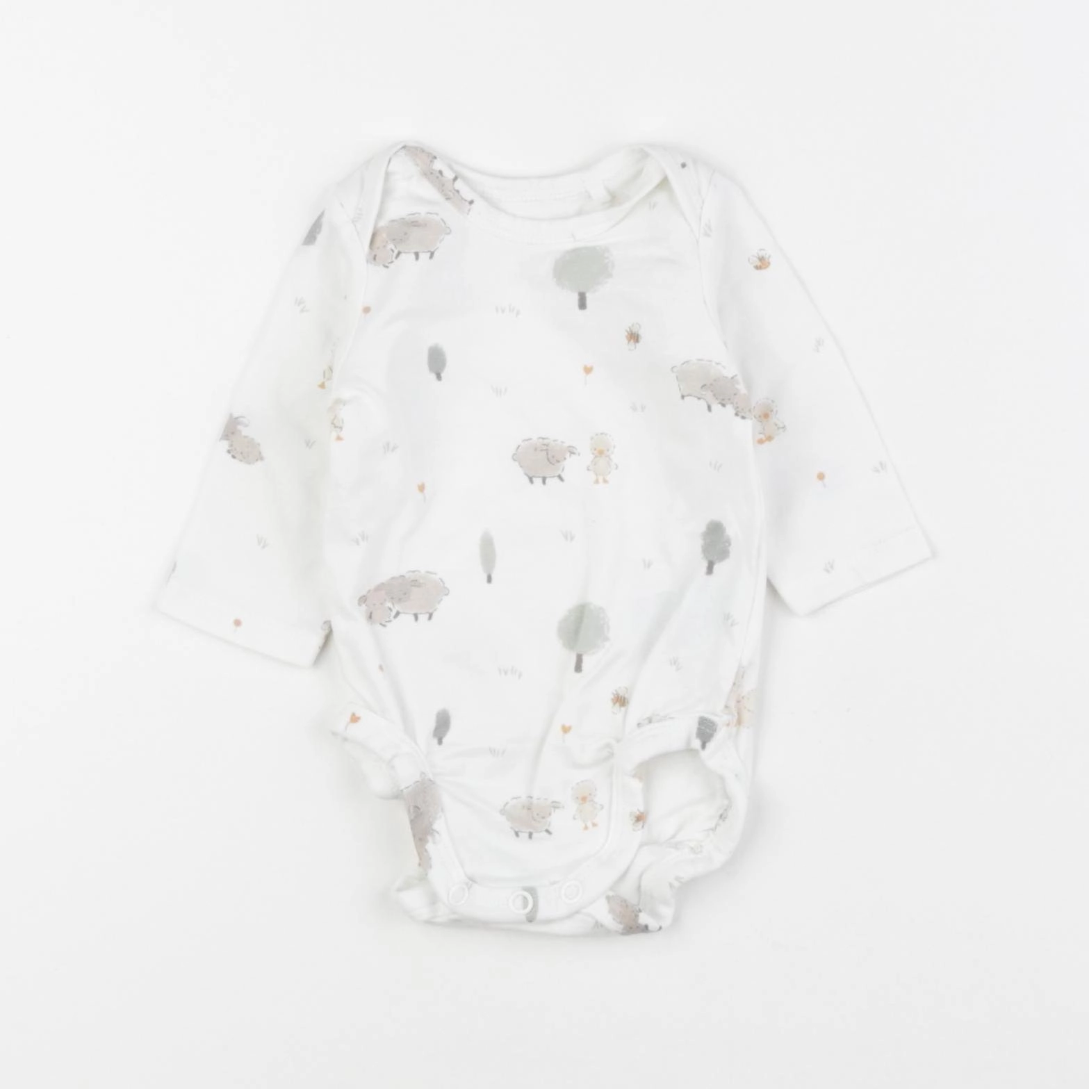 H&M - body blanc - 0/1 mois