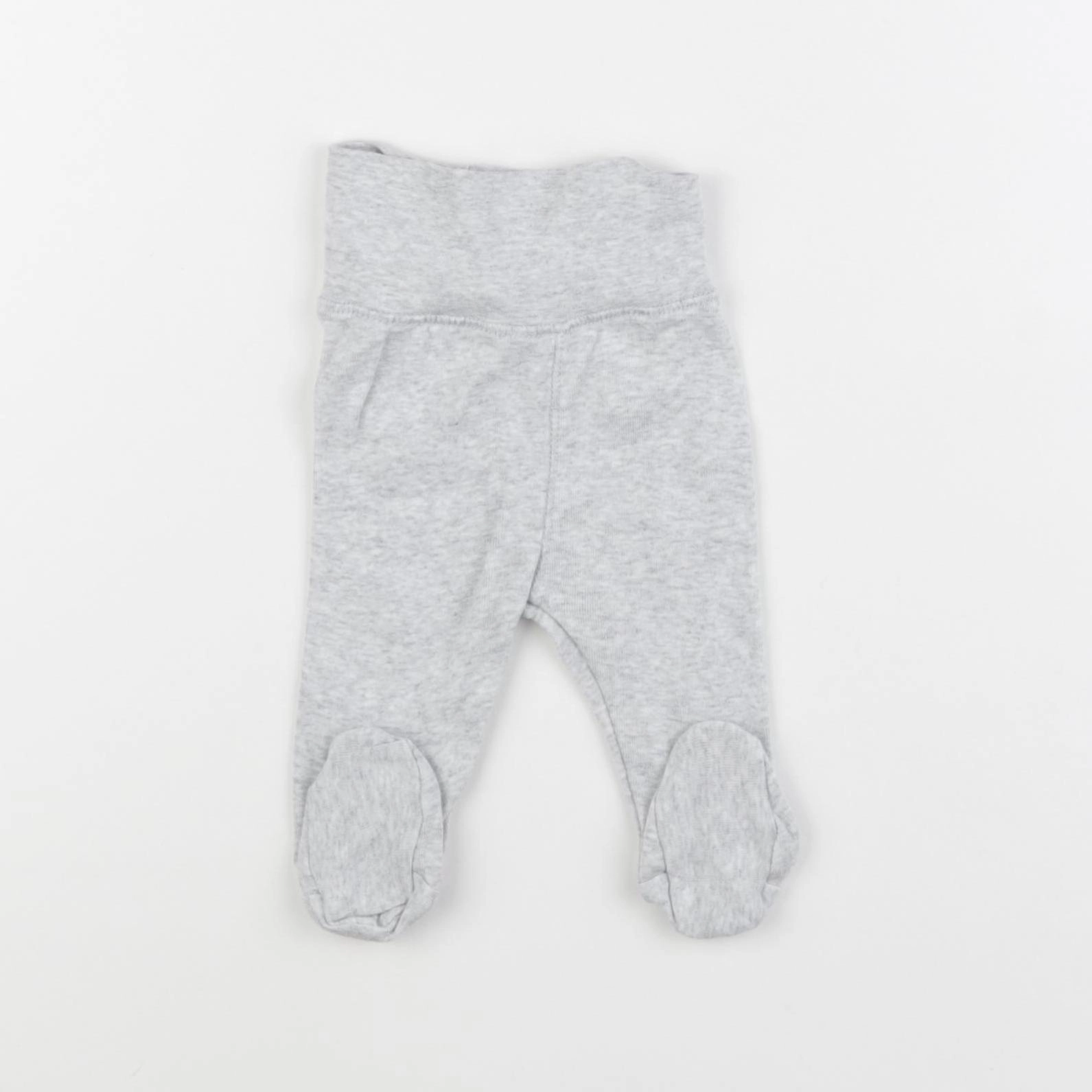 H&M - legging gris - 0/1 mois