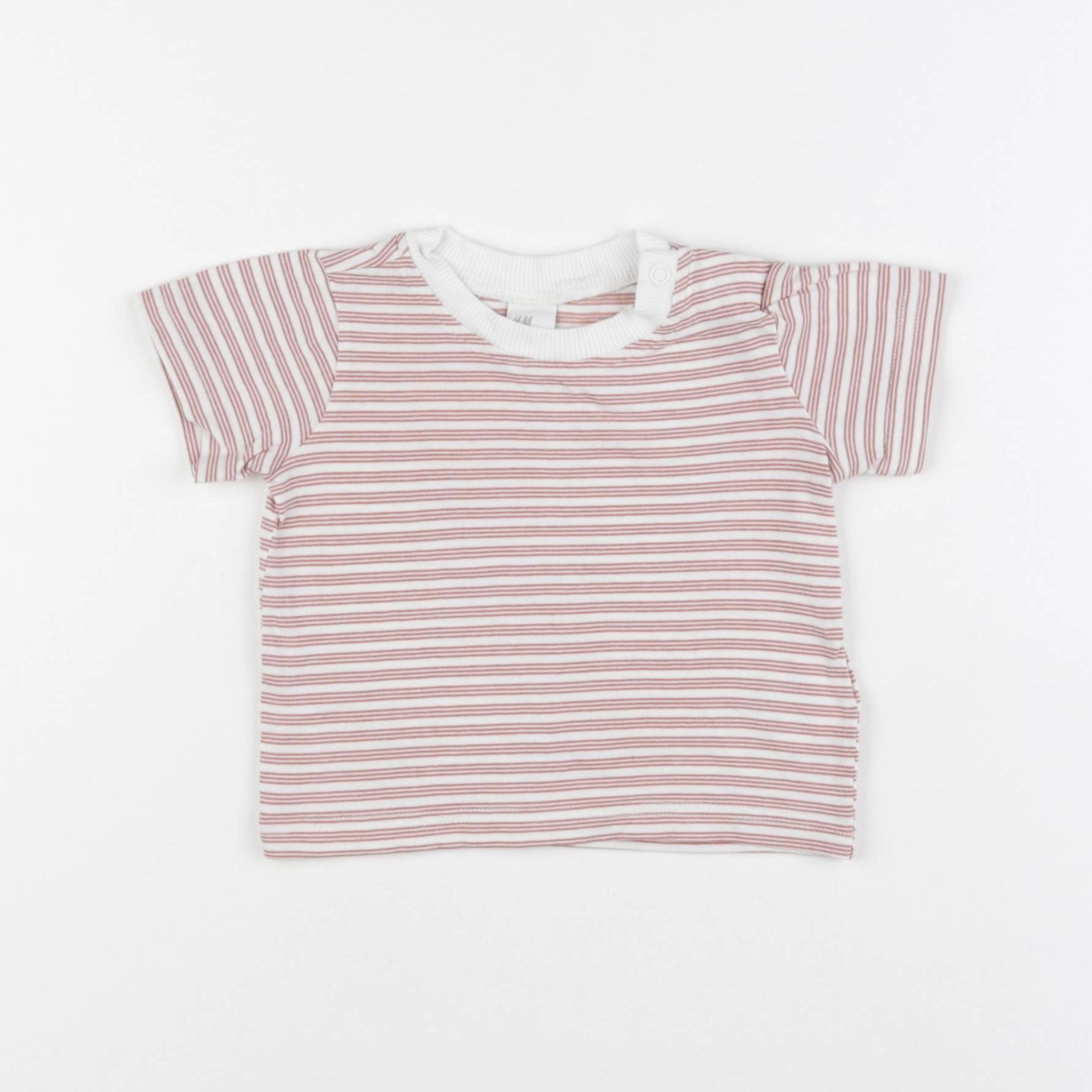 H&M - tee-shirt marron - 4/6 mois