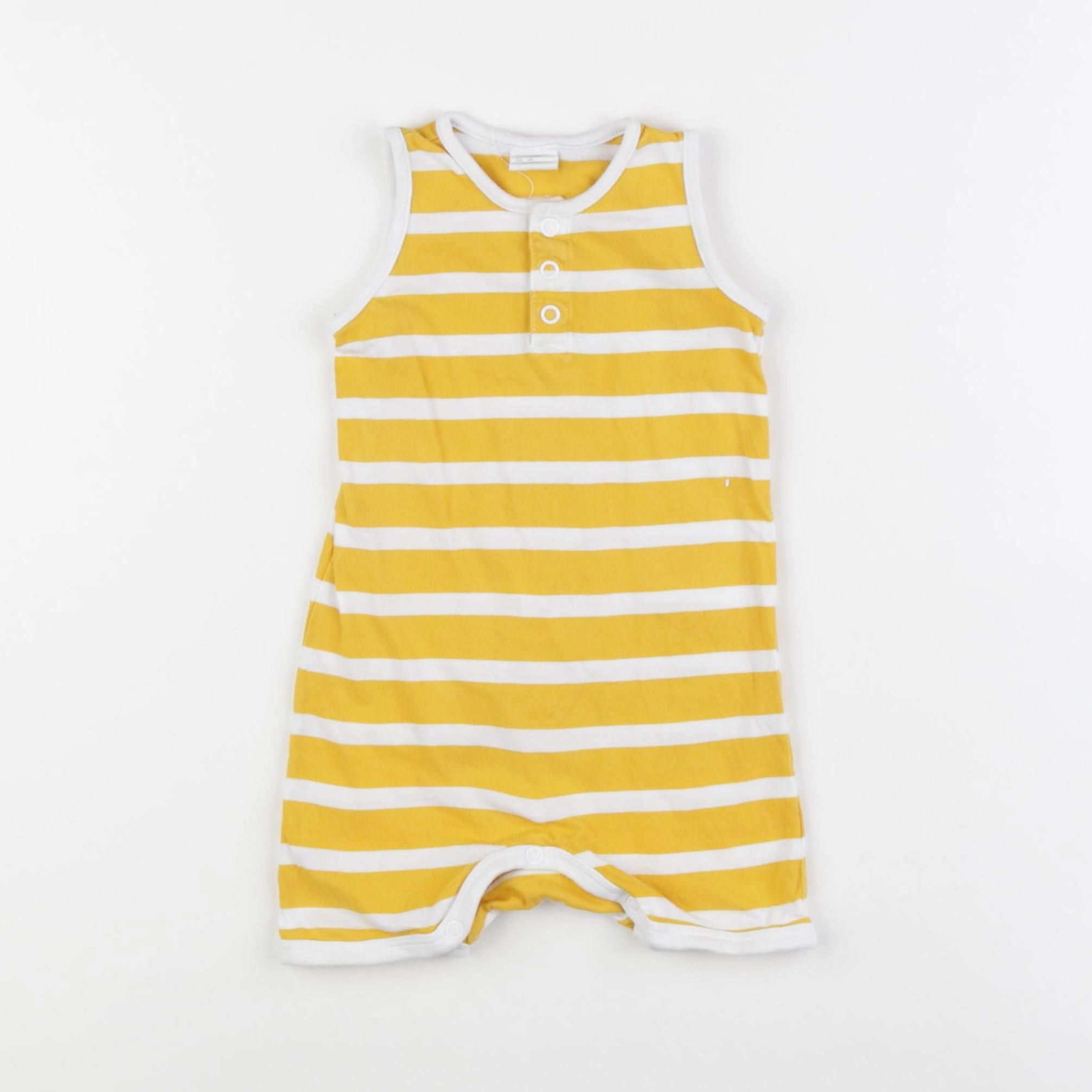 H&M - combinaison jaune - 4/6 mois