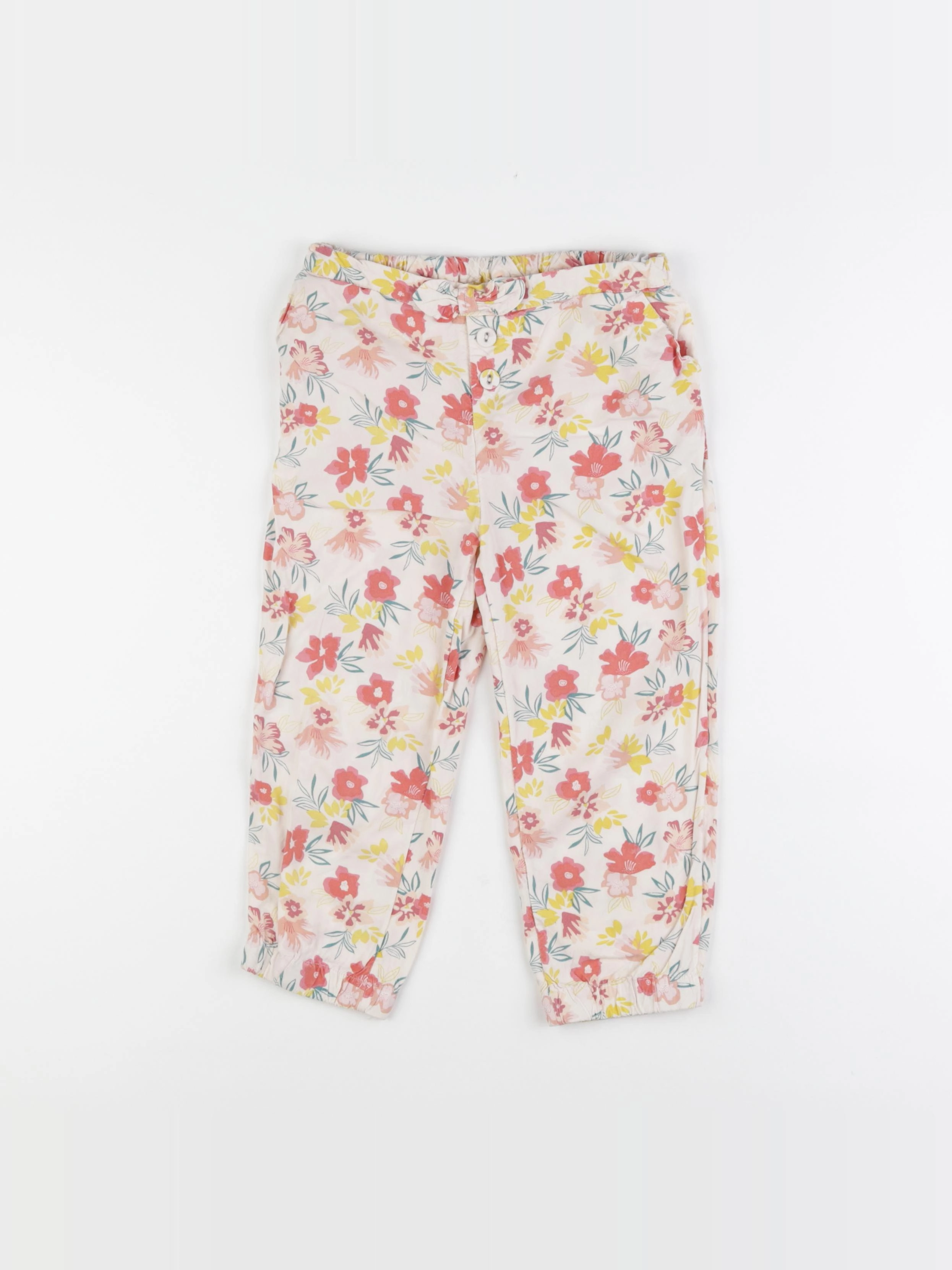Vertbaudet - pantacourt multicolore - 7 ans
