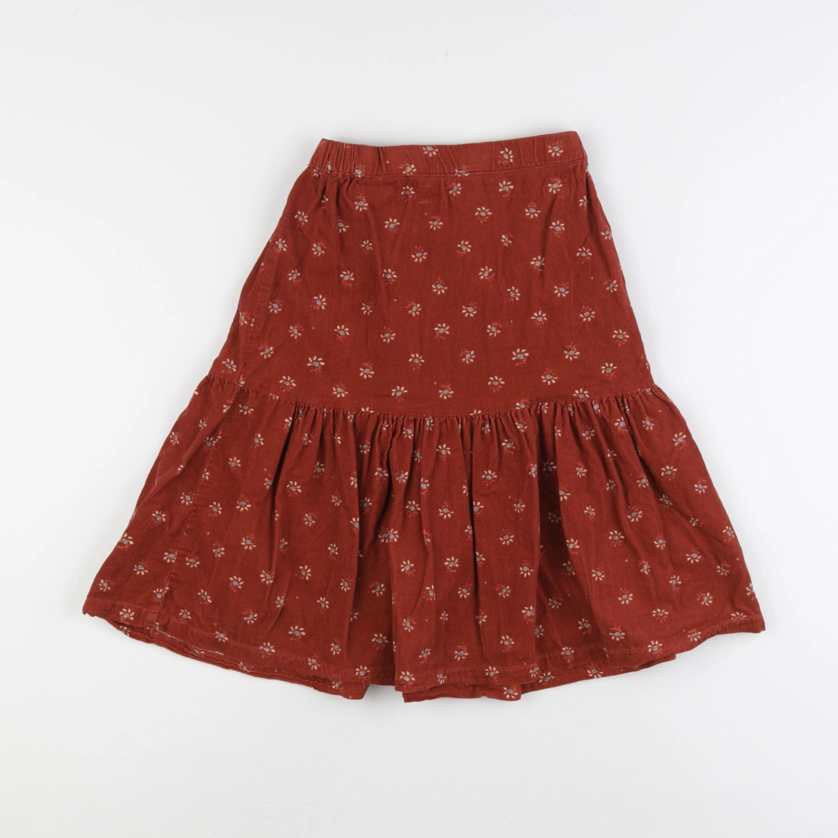 Vertbaudet - jupe marron - 7 ans