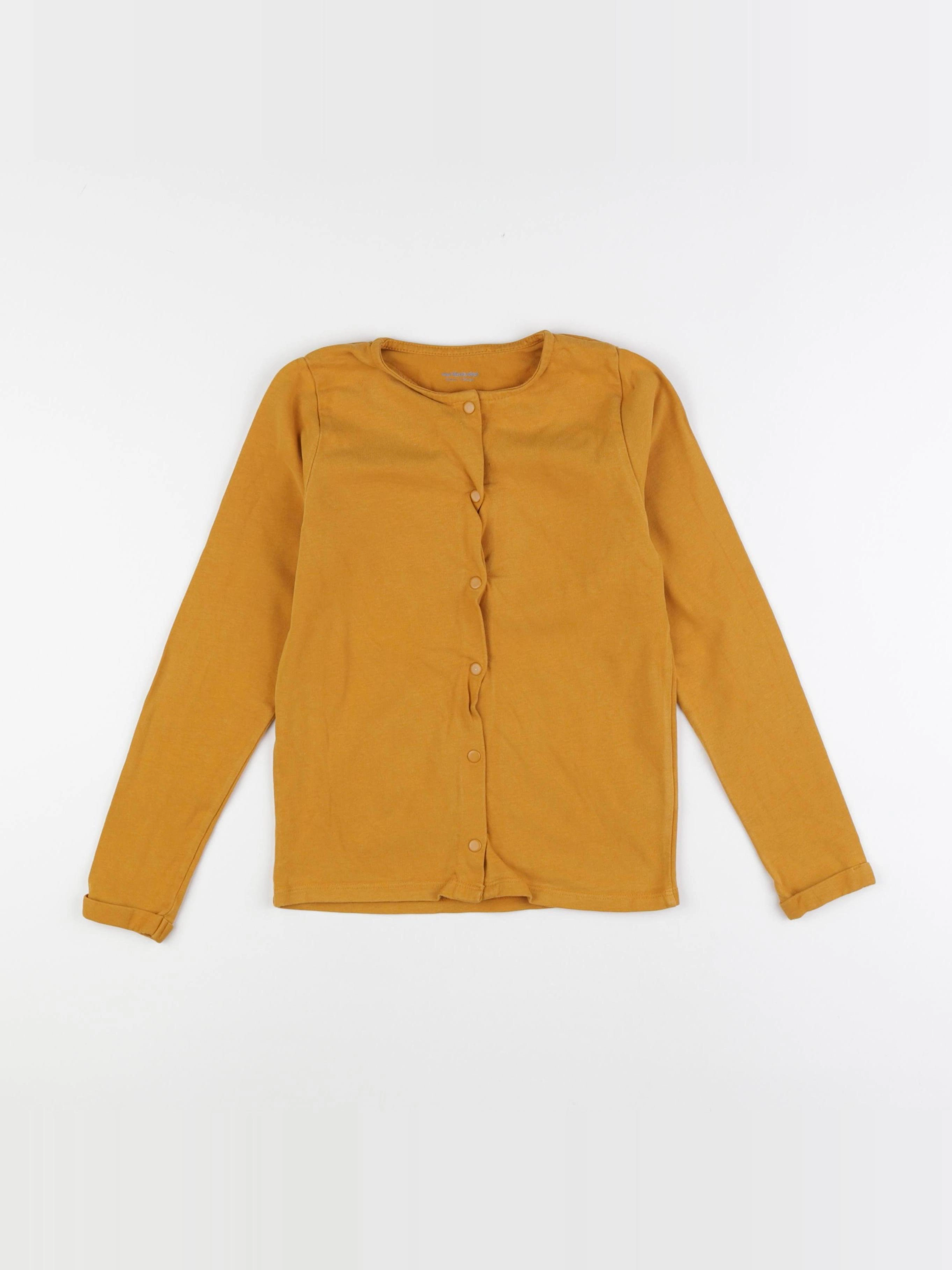 Vertbaudet - sweat jaune - 8 ans