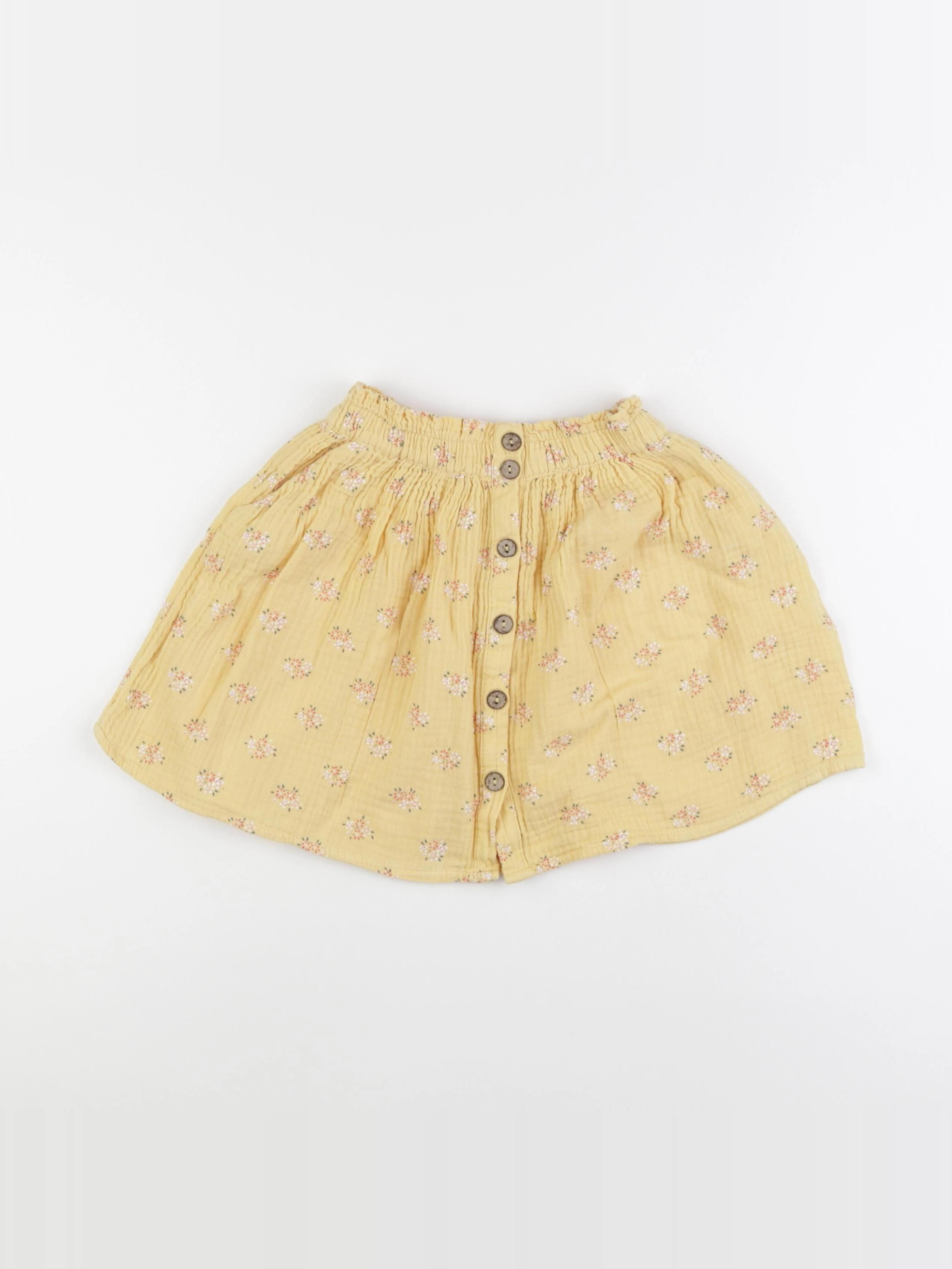 Vertbaudet - jupe jaune - 7 ans