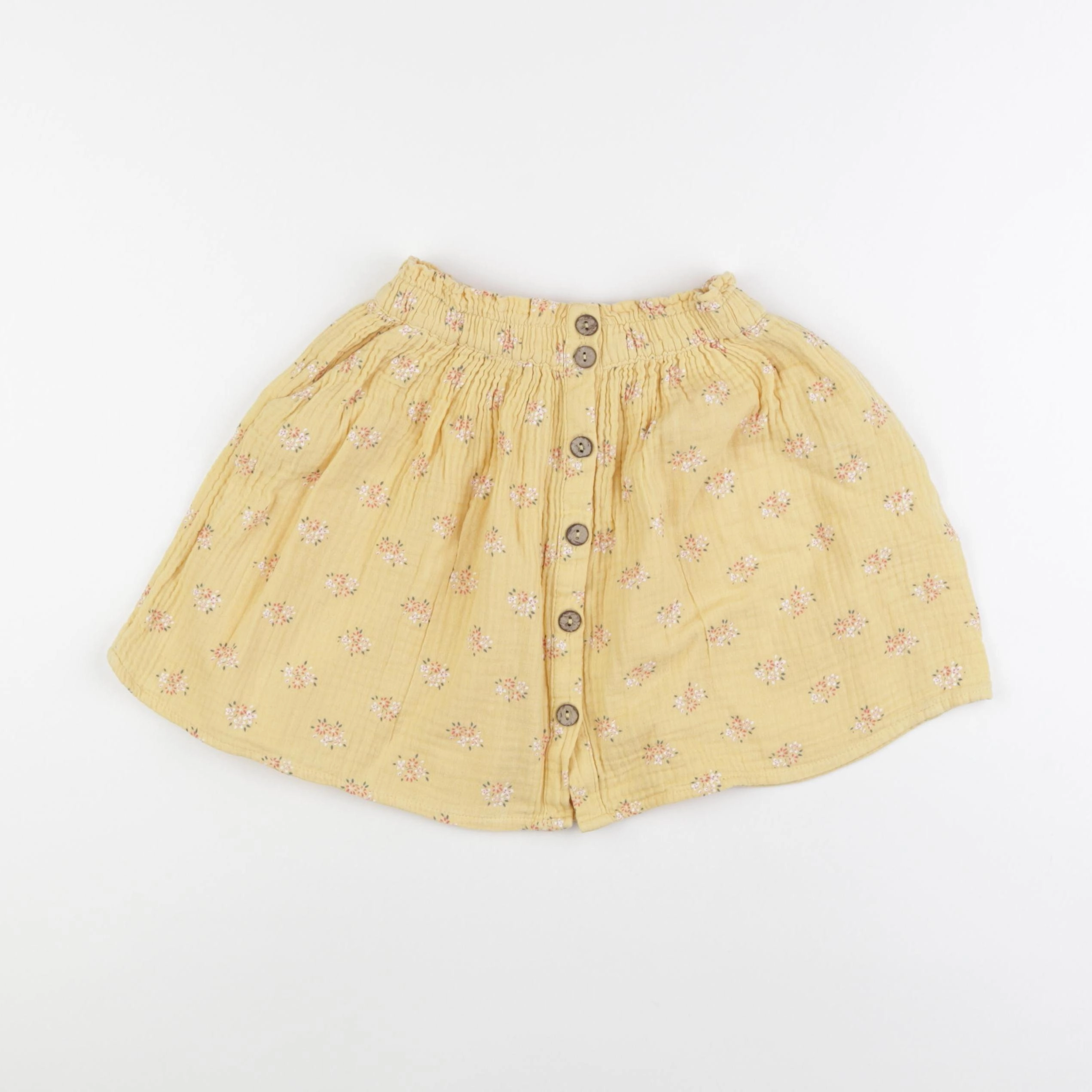 Vertbaudet - jupe jaune - 7 ans