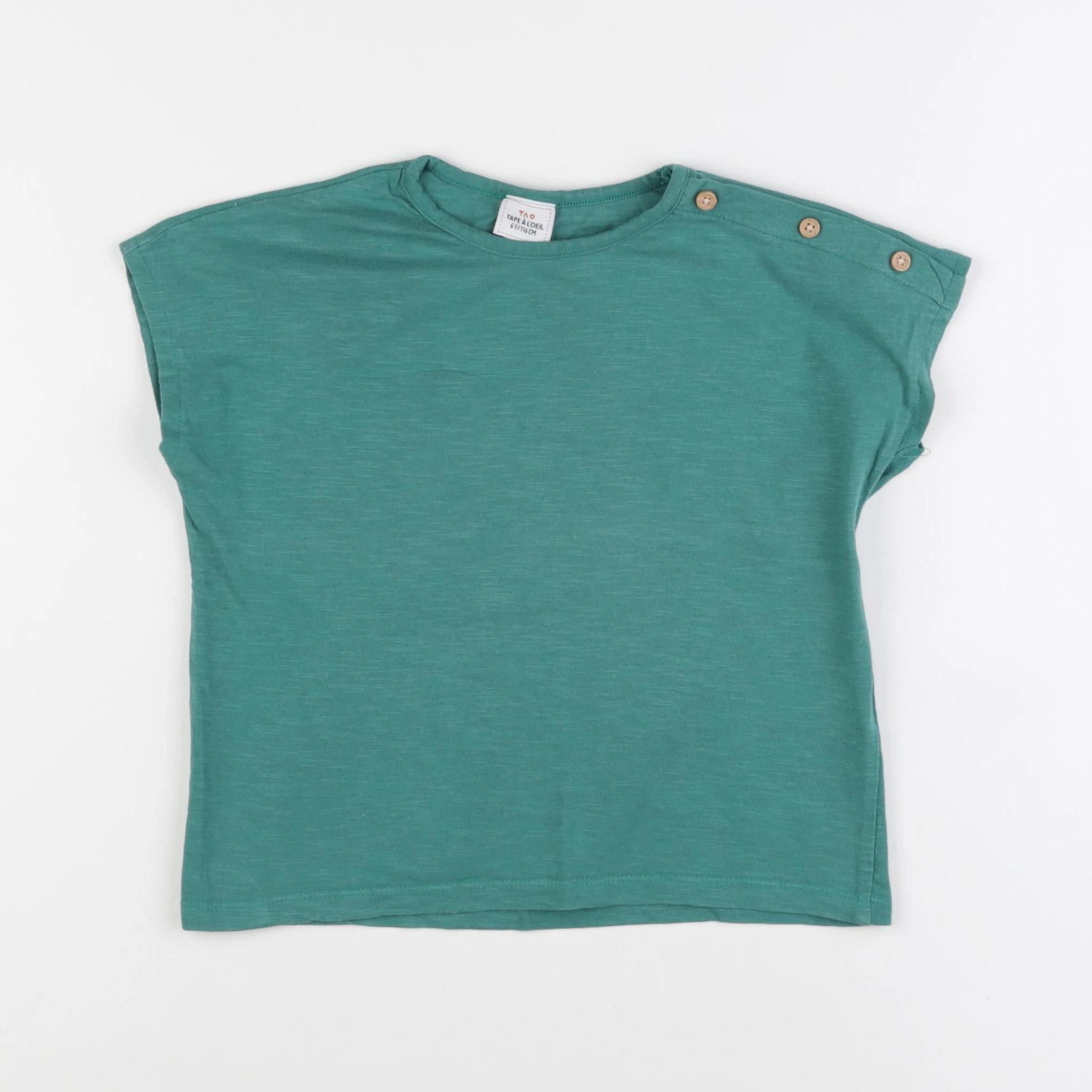 Tape à l'oeil - tee-shirt vert - 6 ans