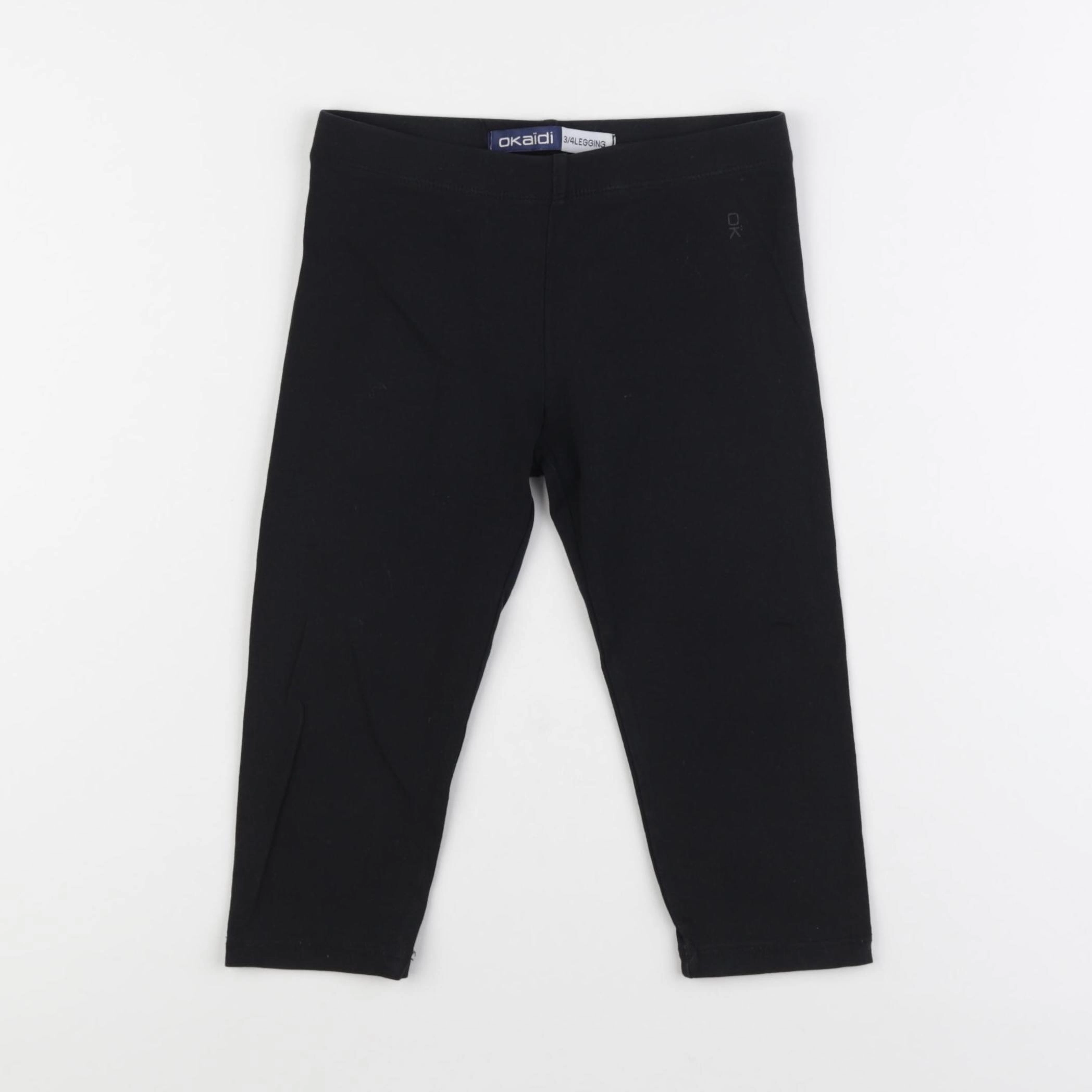 Okaidi - legging court noir - 6 ans