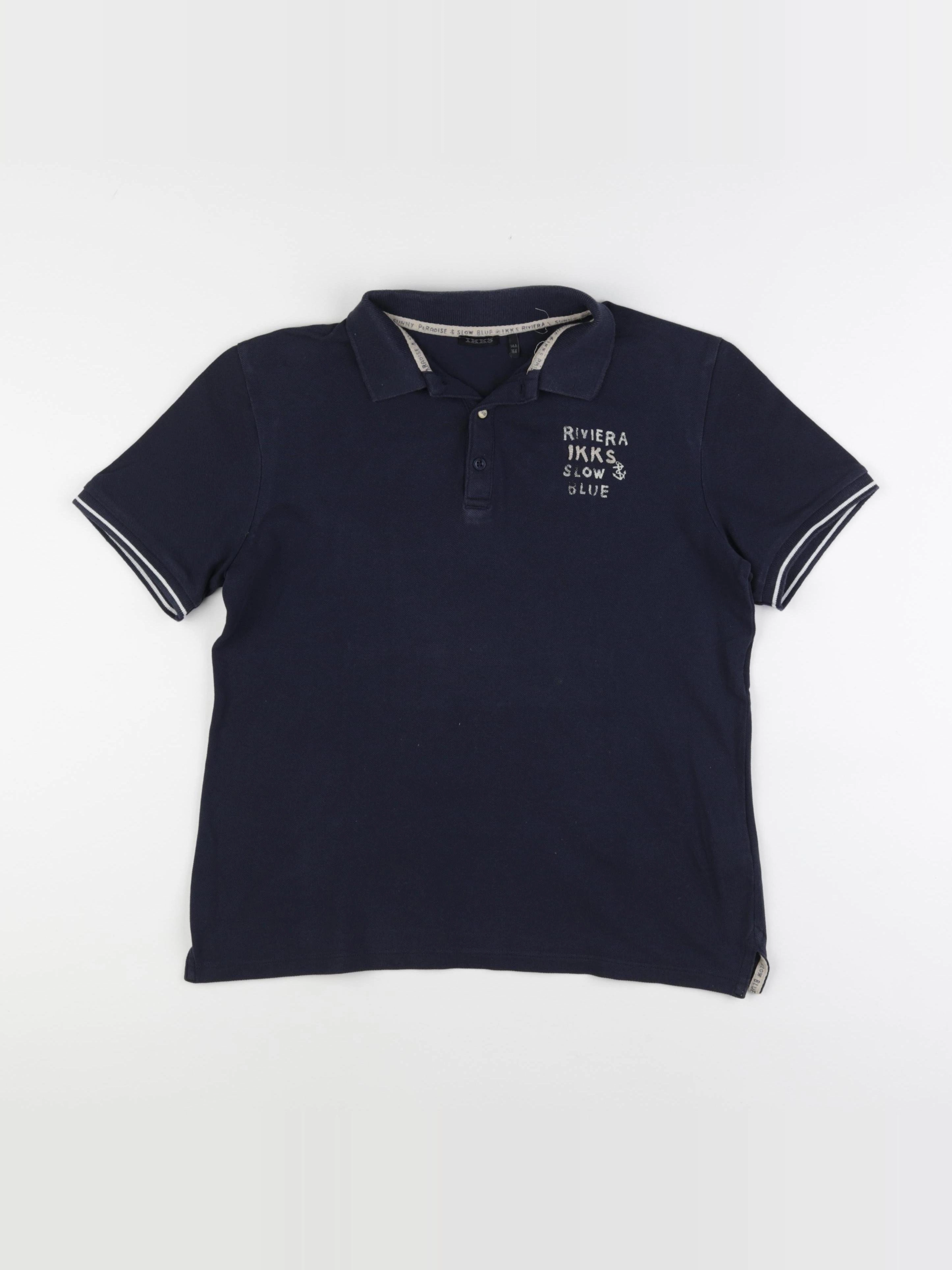IKKS - polo bleu - 14 ans