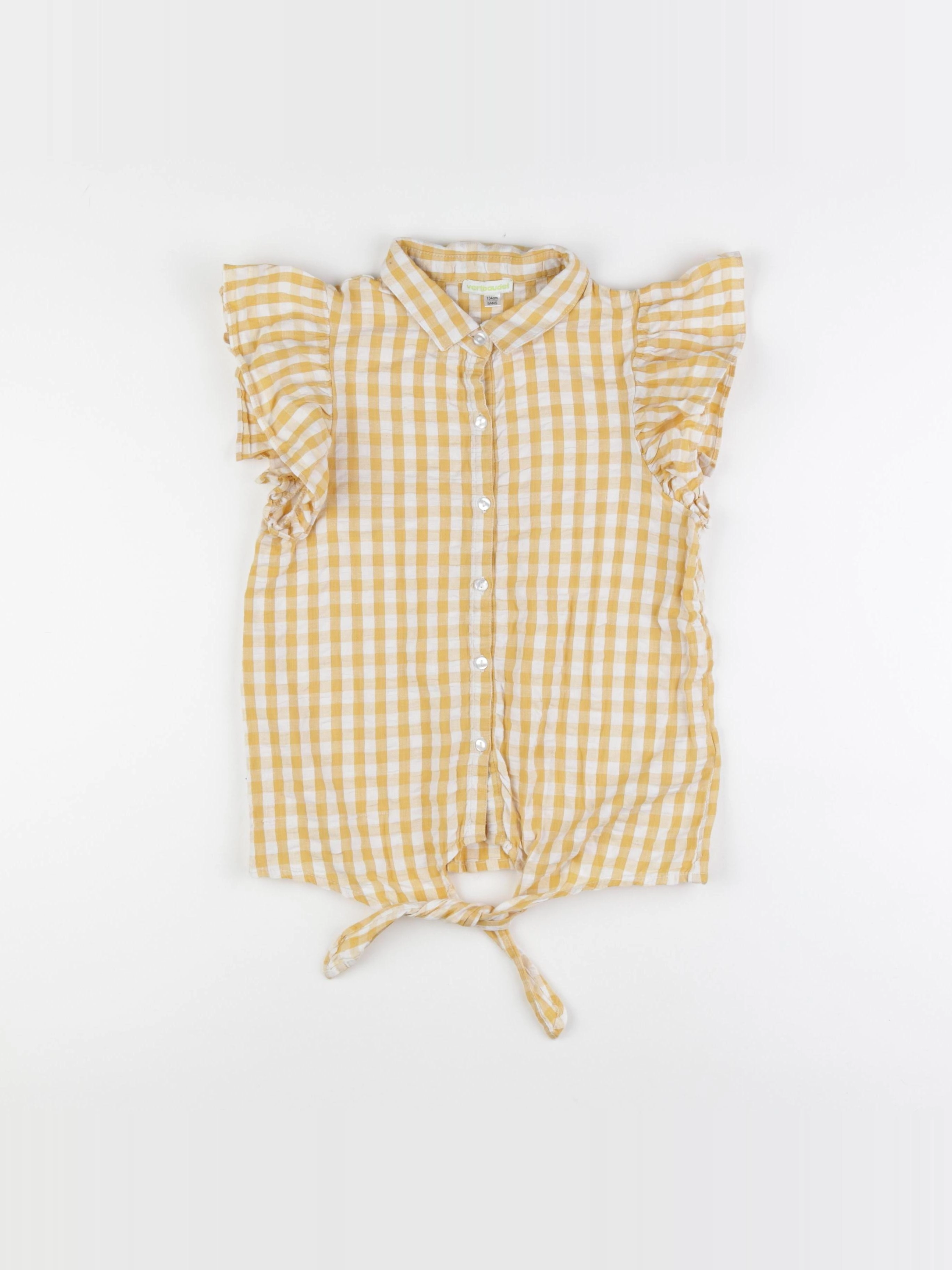 Vertbaudet - blouse jaune - 9 ans