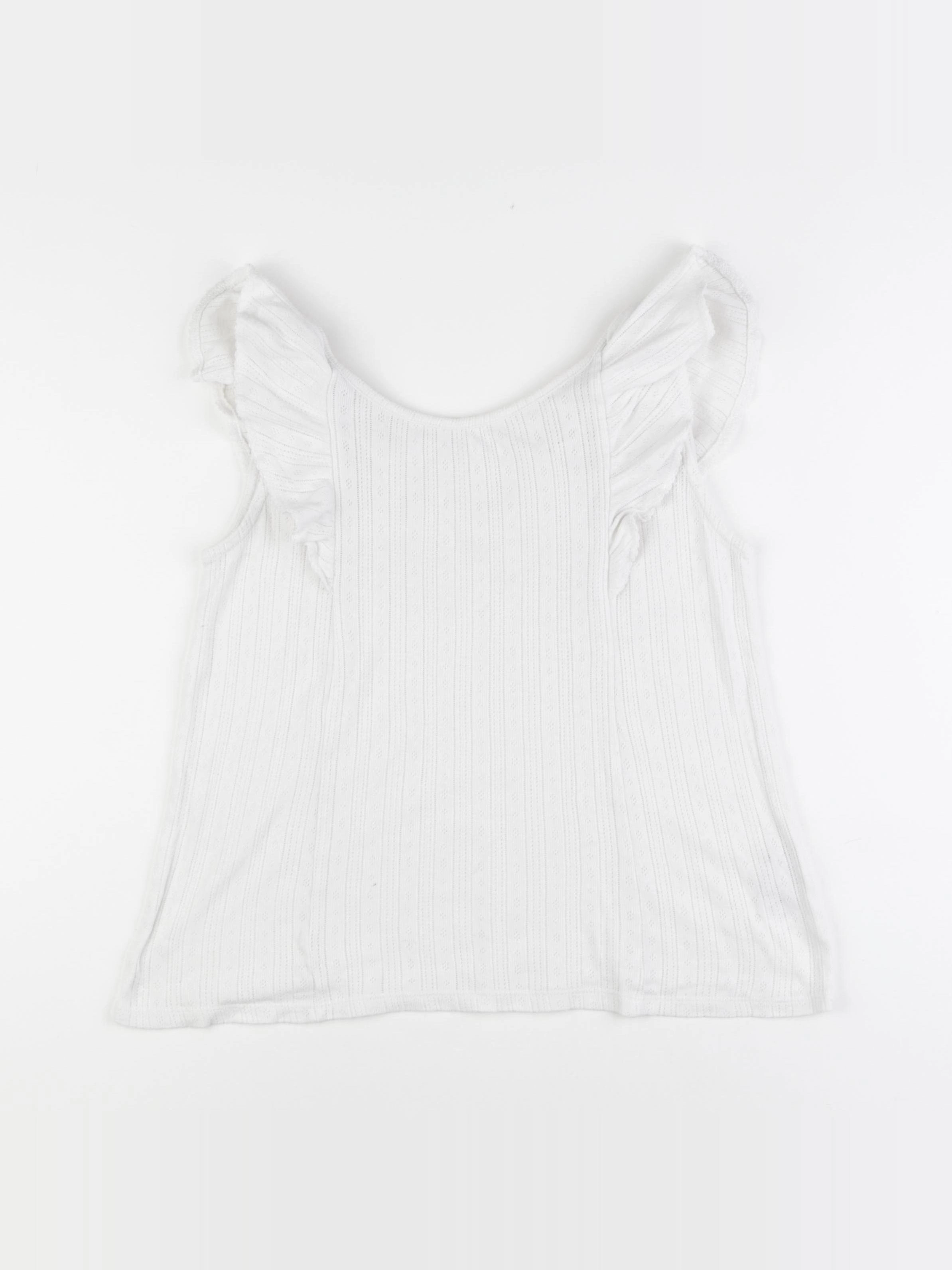 Vertbaudet - tee-shirt blanc - 8 ans